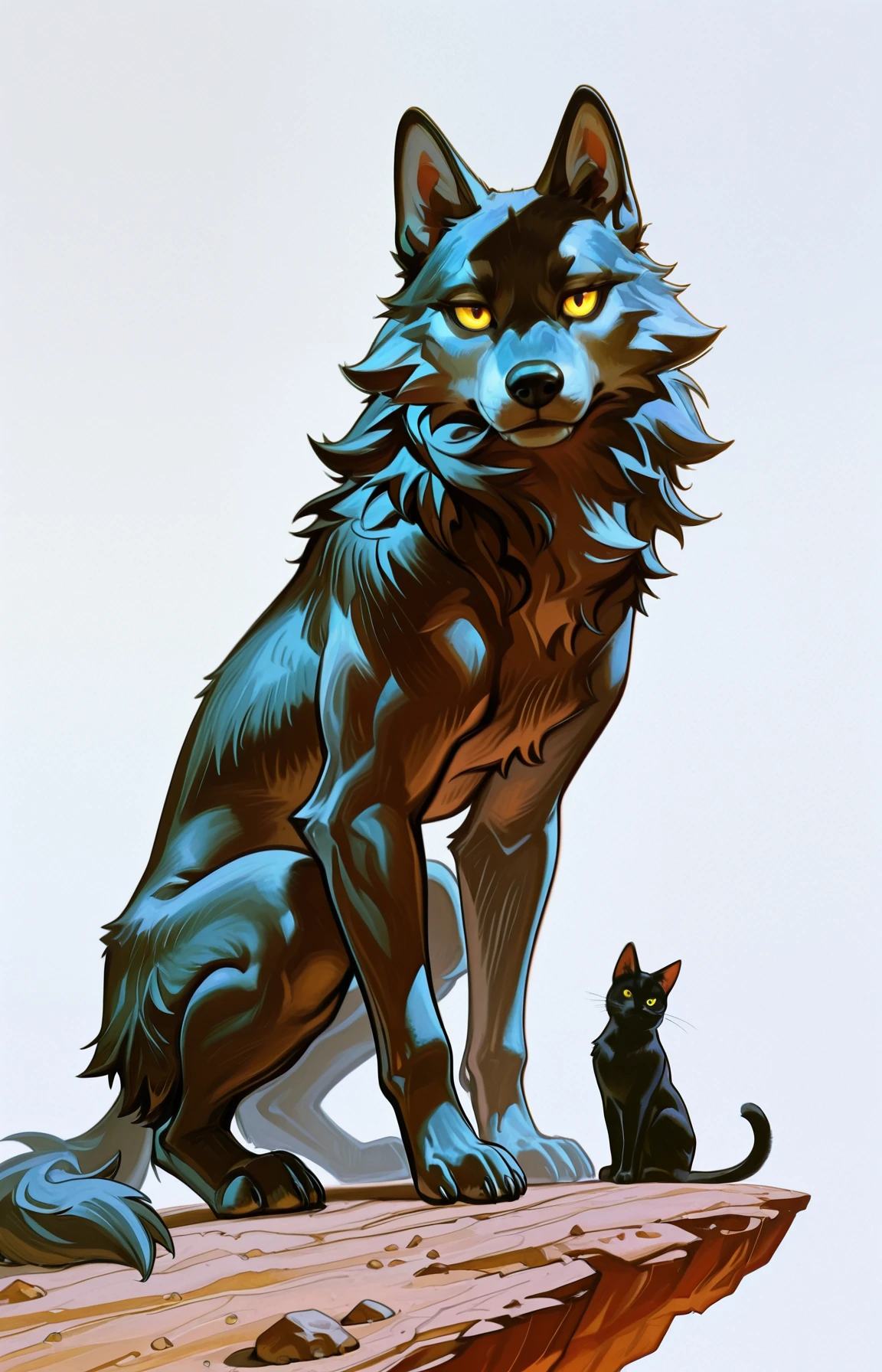 embedding:Stable_Yogis_PDXL_Positives, embedding:Stable_Yogis_PDXL_Positives2, embedding:lazypos, embedding:cr1sp, ,, 1girl, animal, animal focus, black cat, cat, grey background, wolf, yellow eyes, masterpiece, best quality, amazing quality, very aesthetic, absurdres, newest, (scenery, volumetric lighting), 8k, detail, sharp focus, HDR, bold outlines, strong shadows, high contrast, smooth gradients, ultra detailed, vibrant, stunningly beautiful, crisp lines, detailed, sleek, ultramodern, subtle shadows, intricate, professional, high-resolution, perfect lighting, very awa, ultradetailed, solo, depth, complex lighting, movie quality
,