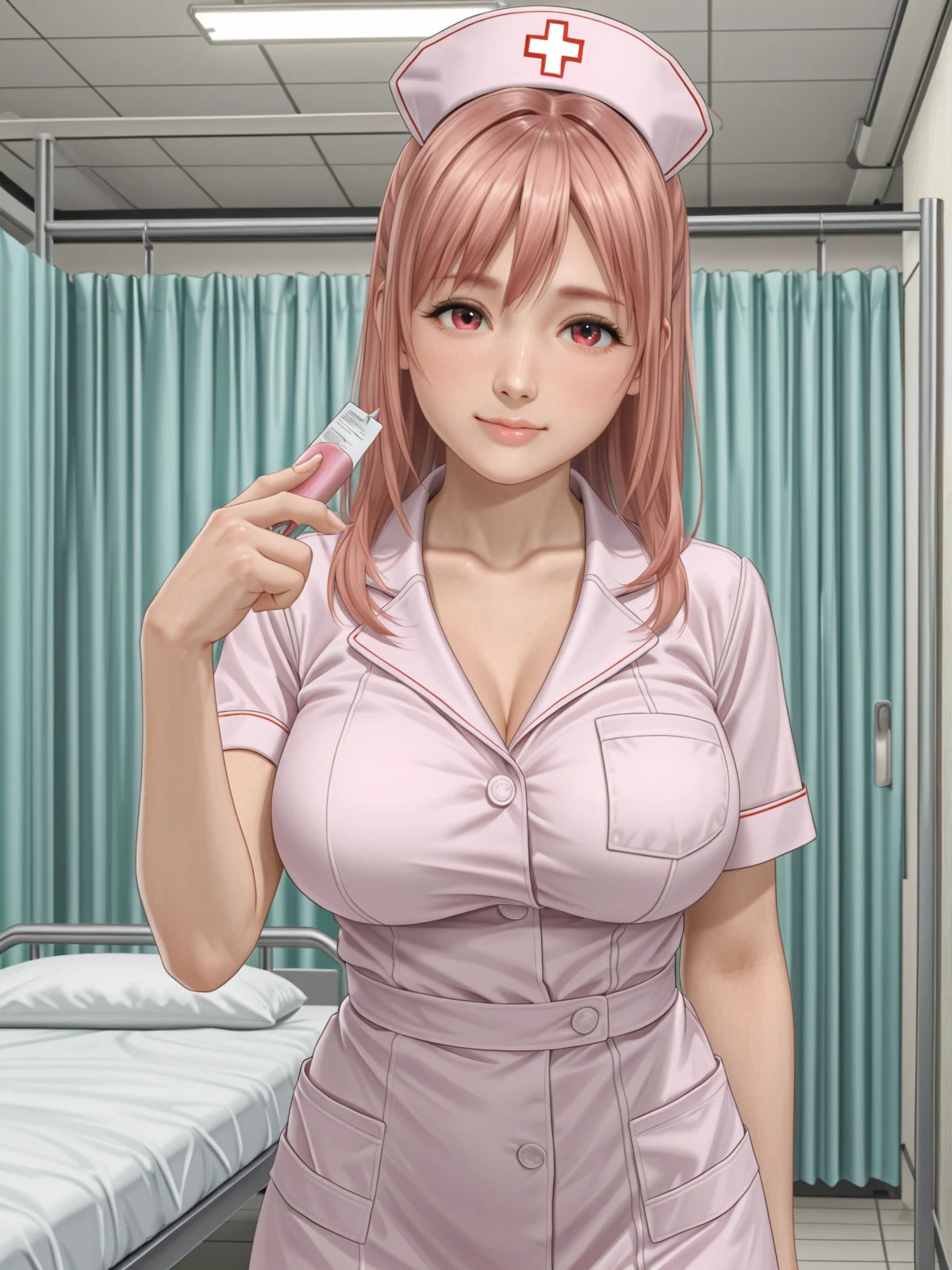 honoka \(doax vv\),large breasts,nurse,