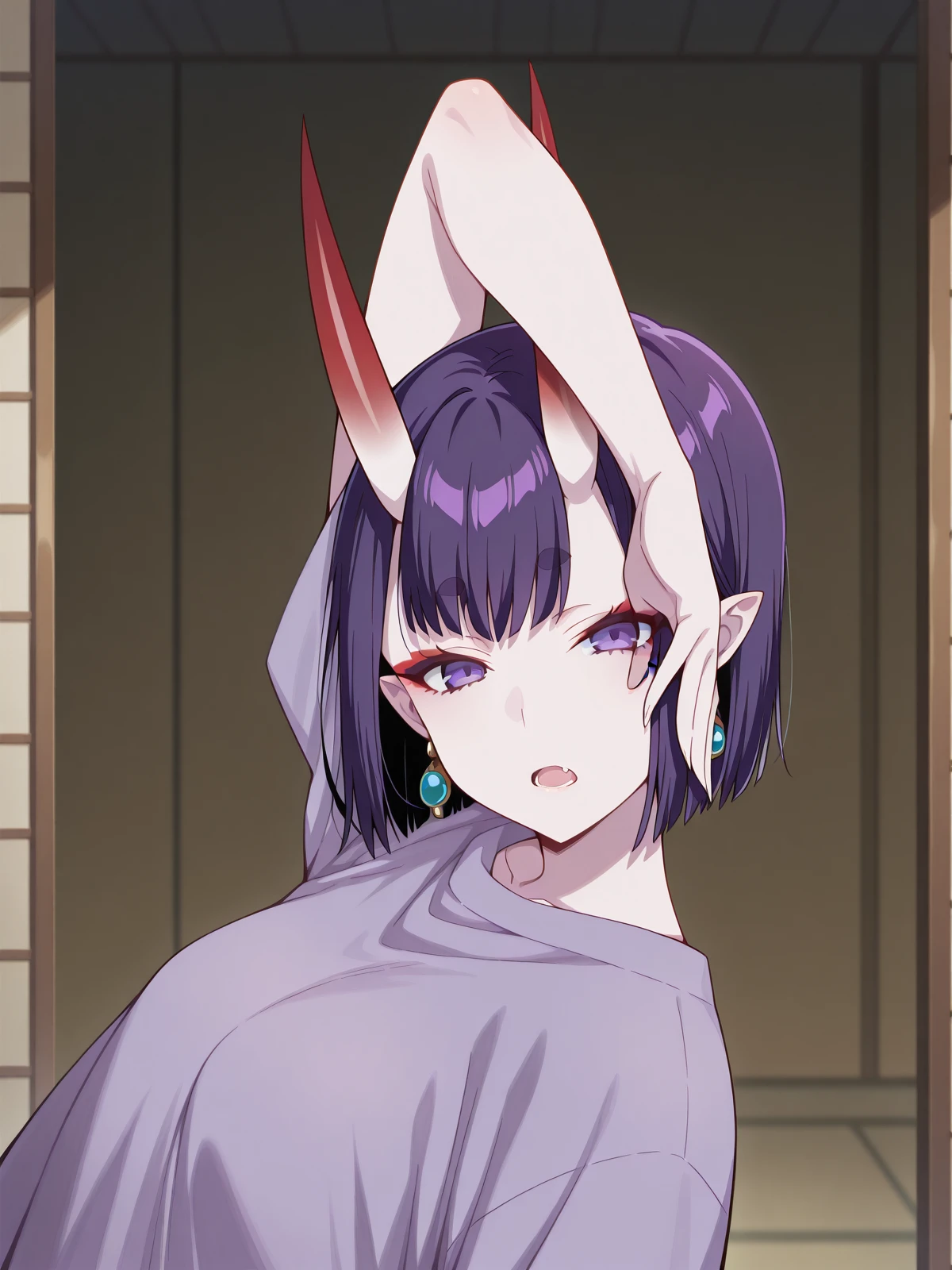 Jin Enjouji's (円城寺 仁) Sideways Arm Up Pose - Poses anime s1 ep12