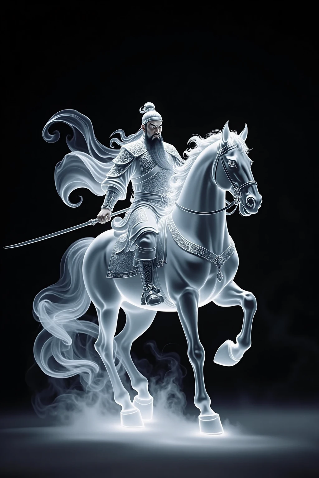 DL_Chinese-Style Smoke_Generating Warrior Riding Scenes v1.0