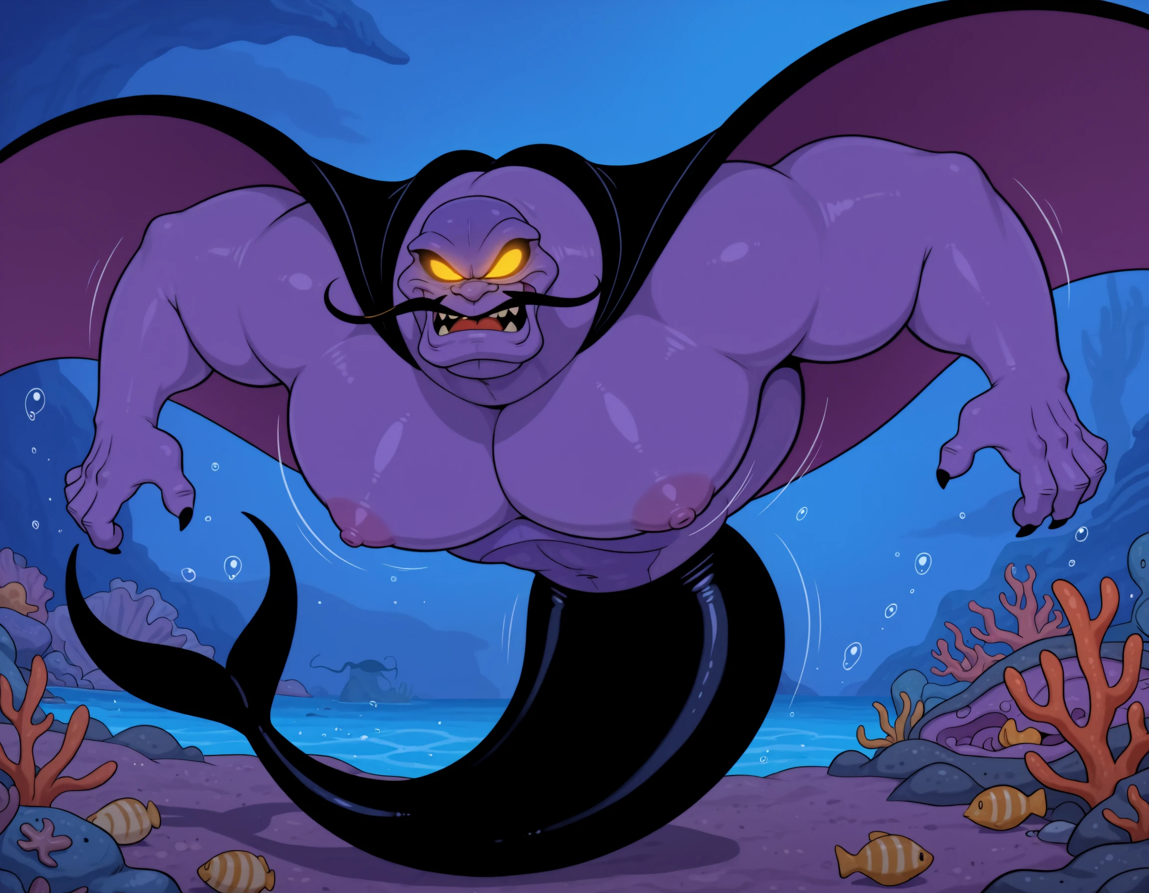 The Evil Manta - the little mermaid tv show ( Illustrious ) V1
