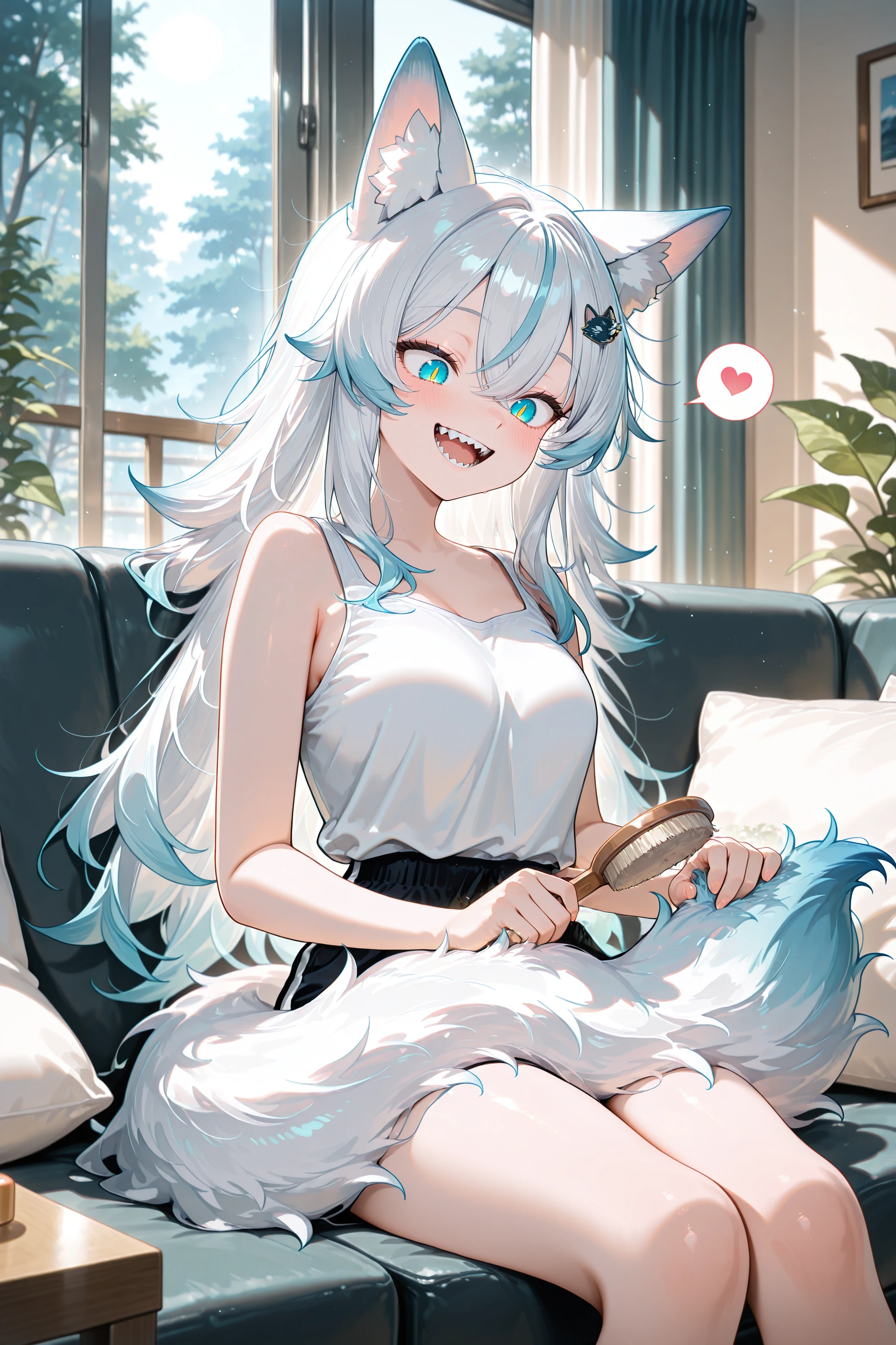 Brushing tail / brushing anothers tail V1