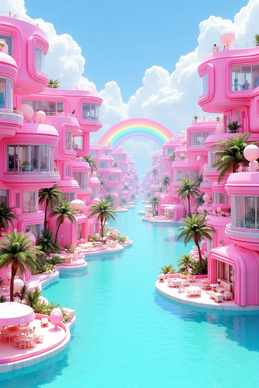 DK_Futuristic Waterfront City_Building Scene Generation v1.0