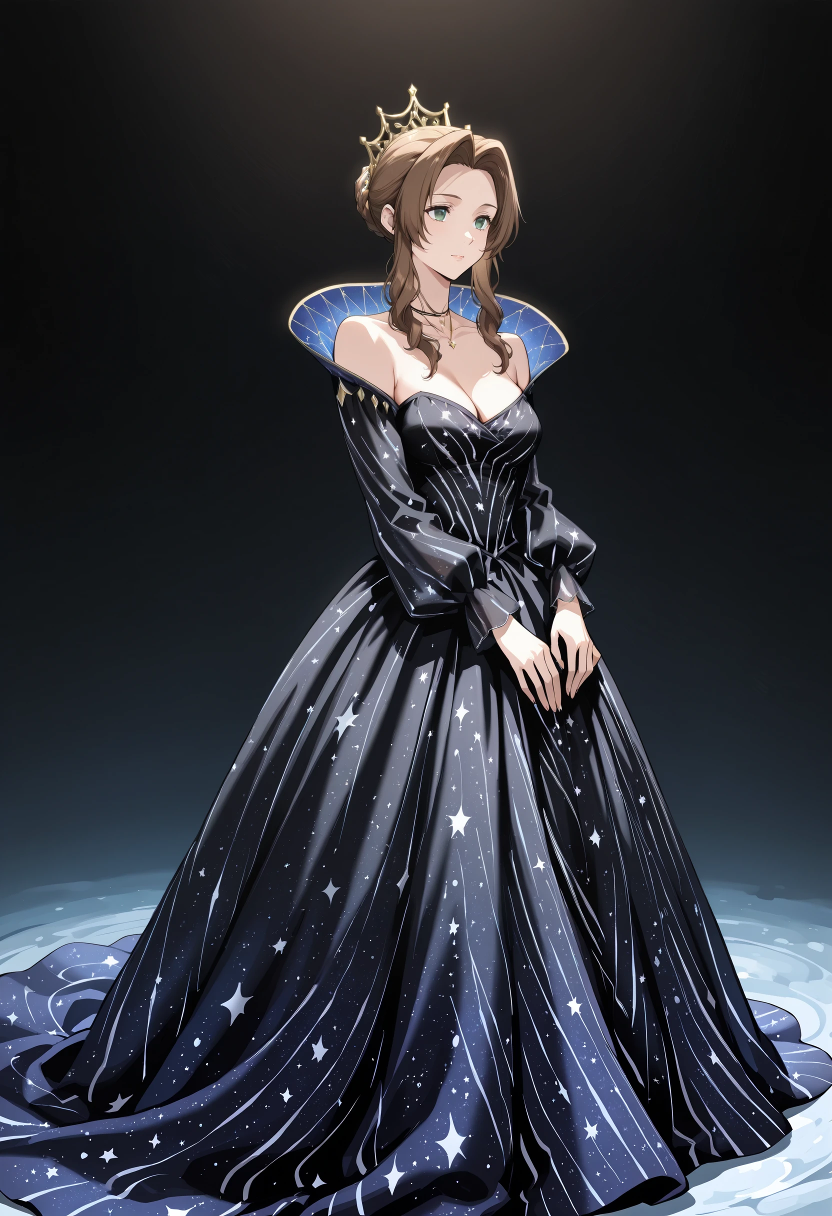 The Phantom Stars FW 2025 - Black Gown illust