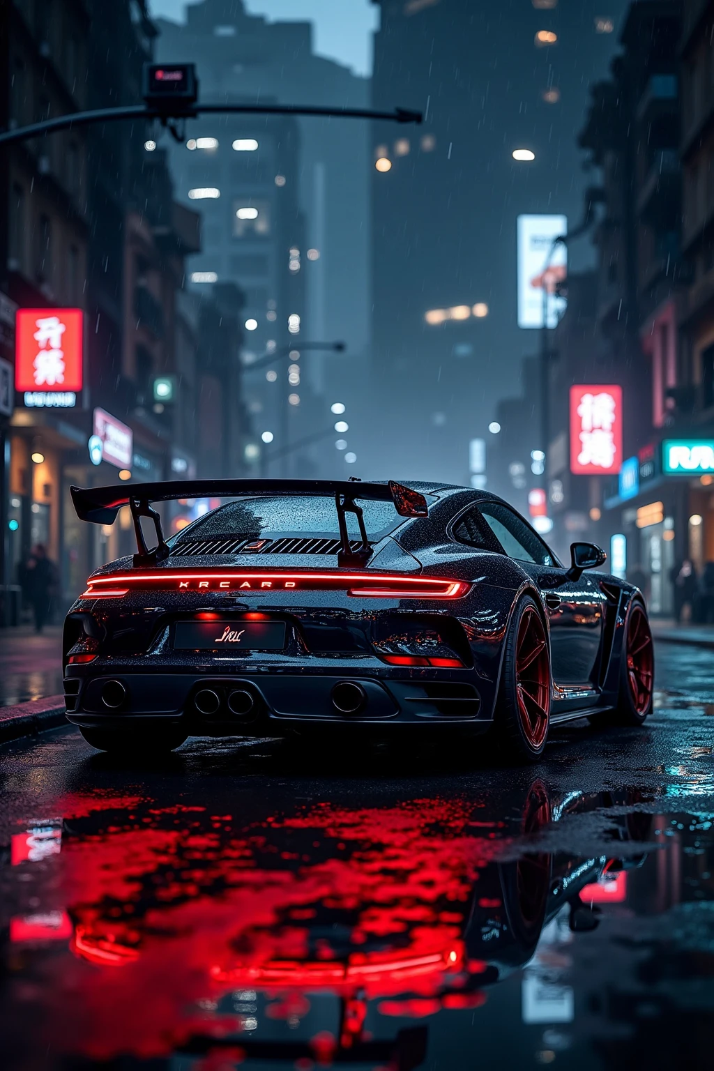 D_Luxury Car Scene Adaptation_Urban Night Scene Generation v1.0