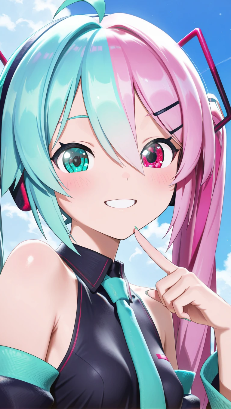 初音未来 [Sour版]-博歌乐（Hatsune Miku [Sour version]-Vocaloid） IllustriousXL-Clothe 1