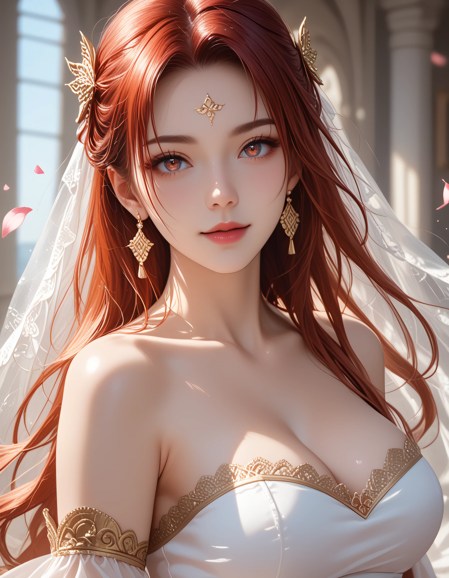 zPDXL3, safe_pos, score_9, score_8_up, source_realistic, source_anime,
8k, best quality, ultra high res, sharp focus,
masterpiece, expressive, digital art, cinematic,
intricate details, extremely detailed, Unreal Engine,
cinematic light, photo studio lighting,
dramatic angle, dynamic camera angle, unique perspective, unique angle, wide angle, dutch angle, foreshortening,
establishing shot, graceful stretching angle,
Diffuse lighting, (sfw:1.3),
Agfa APX 400, Ektar 100, Flash Photography,
1girl, , hanfu, seductive smile, large breasts,
, ExpressiveH,
blurred eyes, innocent, lovely face,
big eyes, beautiful detailed eyes, very detailed eyes, detailed beautiful delicate face,
realistic humid skin, detailed skin,
sexy pose, sensual posture, graceful pose, curvy, scenery, perfect legs,
erotic posture, sexual intent, sensual, alluring, voluptuous,
dynamic pose, more detail,
blurry background,
beautiful cherry blossom girl with pink petal shower, spring beauty, and fleeting charm xianxia maiden, carmine red dominant color dress with azurite blue with copper carbonate intensity and delicate deep crimson red secondary tones, viscous honey with amber transparency surface texture,
wearing elegant custom qipao with personalized details with tasseled collar with decorative drops collar and ornate sheer hanfu blouse with veil over embroidered cuff sleeves sleeves,
gemmed transparent gauze overskirt with silver details with unlined train with single layer and aura-infused embroidered silk belt with jade buckle belt, white lotus petal shoes with ornamented details footwear,
facial features: fierce rebellion with challenging stare expression, storm brows with dramatic intensity eyebrows, gold glitter eyeliner with radiant details eye makeup, ornamented golden lotus huadian with ornamented details forehead markings,
hair styling: fragrant side braid with silk ribbon and opal iridescence shifting with rainbow colors hairstyles,
accessories: phoenix crystal dangling hairpin with heavenly details hair ornaments, heavenly golden earrings jewelry, aura-infused jade ring with fragrant details and sundial with time measurement additional accessories,
pose: captivating transformation pose mid-change between states and prayer stance with folded hands in dancer's pavilion with flowing curtains environment with mystical hidden cave with glowing crystals background,
atmosphere: pig contentment in mud seasonal elements, otherworldly luminescence with supernatural shine lighting effects,
detailed, intricate, elegant, graceful, mystical, ethereal