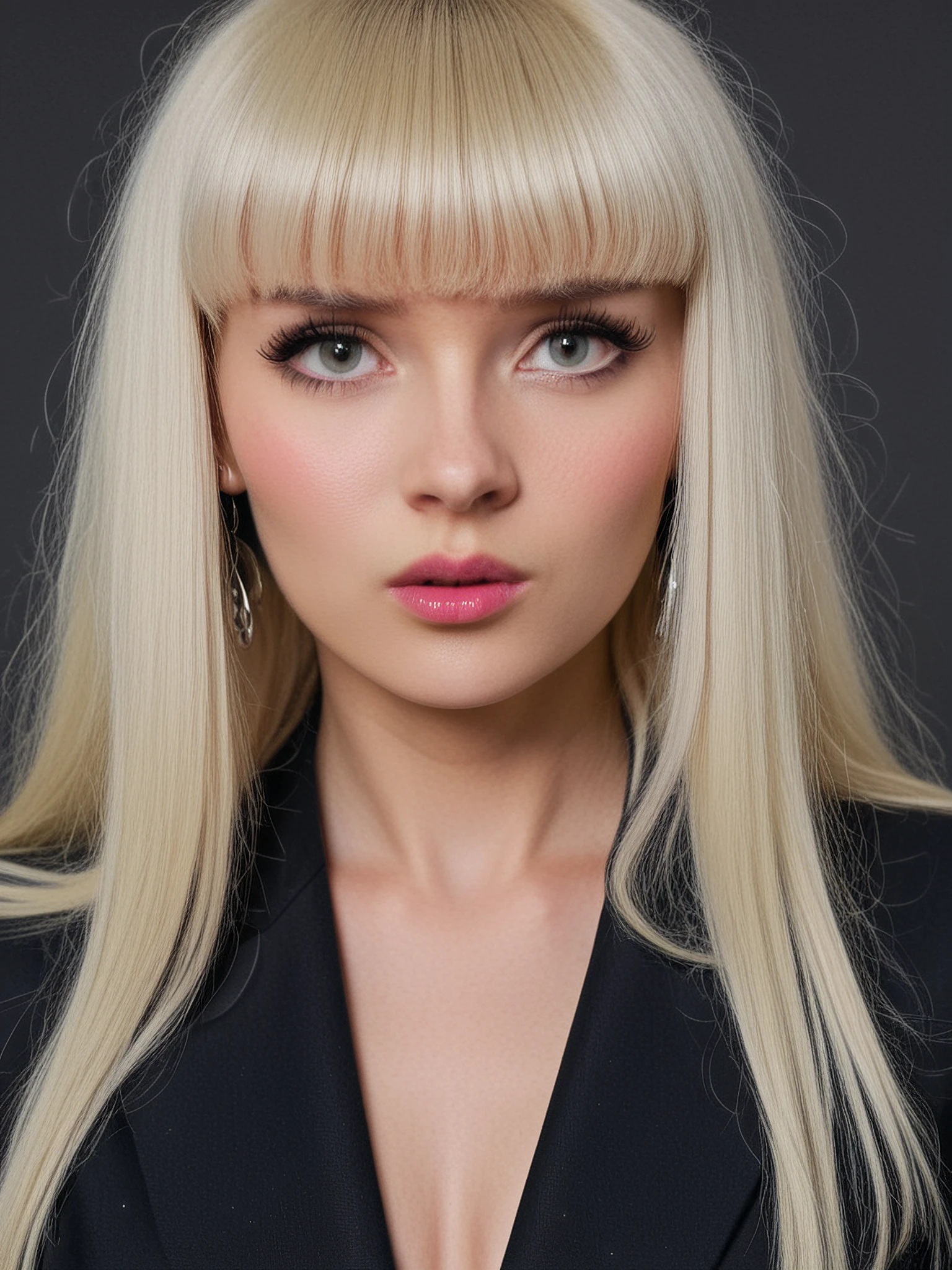 sv-ava, platinum blonde hair, (face details, detailed face), blazer, long neck, earrings, confident, pink lips, eyelashes, messy bangs, ID photo
: -
: Steps: 19, Sampler: DPM++ 2M AYS, Guidance Scale: 4.0, Seed:, Size: 768x1024, Model: lustifysdxlnsfw_oltfixedtextures_f16.ckpt, Strength: 1.0, Seed Mode: Scale Alike, Upscaler: esrgan_4x_universal_upscaler_v2_sharp_f16.ckpt, CLIP Skip: 2, Target Size: 768x1024, Crop: (0, 0), Original Size: 768x1024, Negative Original Size: 512x512, Aesthetic Score: 6.0, Negative Aesthetic Score: 2.5, Zero Negative Prompt: true, LoRA Model: silicone_valley___ava_lora_f16.ckpt, LoRA Weight: 0.6
