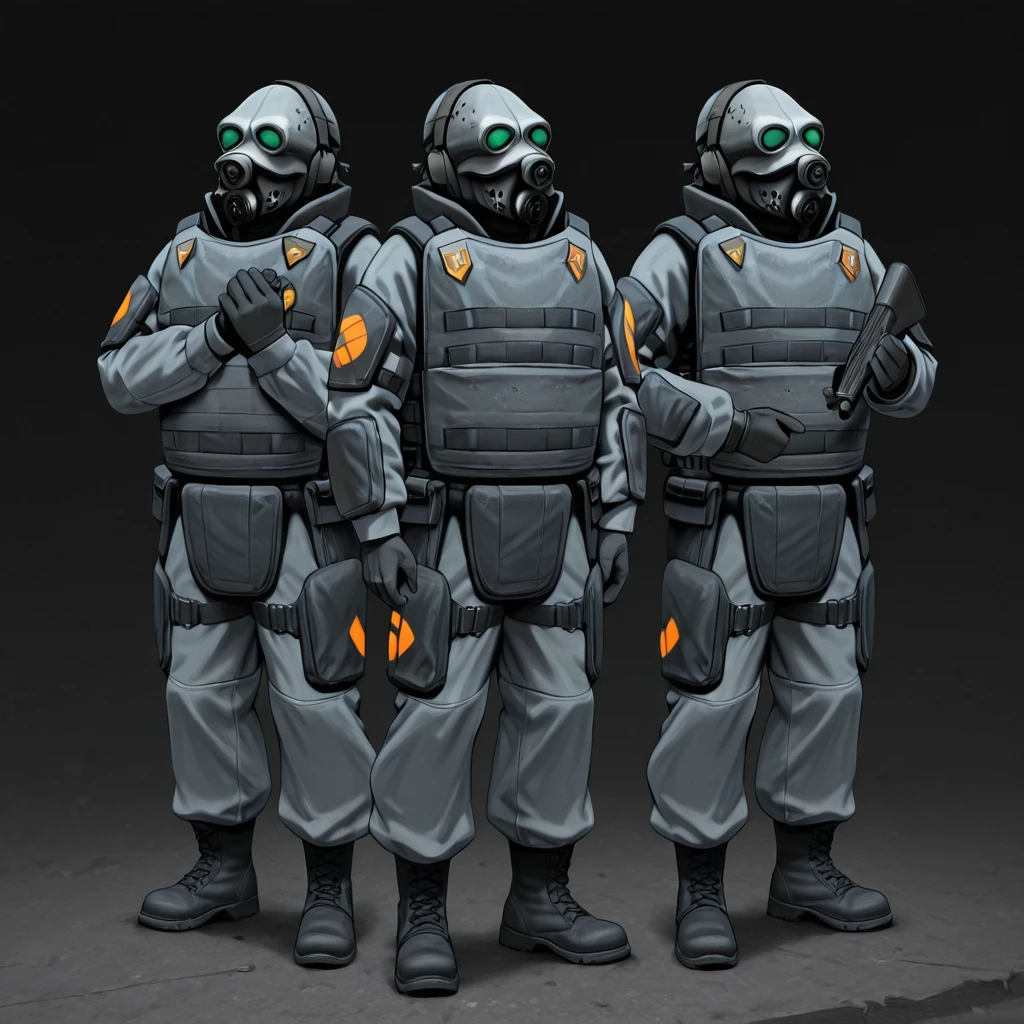 score_9, score_8_up, score_7_up, hl2soldier, bulletproof vest, gas mask, grey uniform, cod piece, boots