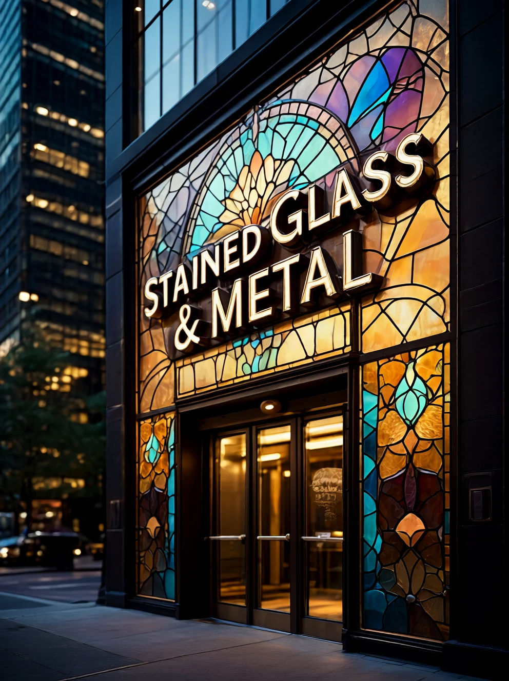 Stained Glass and Metal - CE V04 - SD3