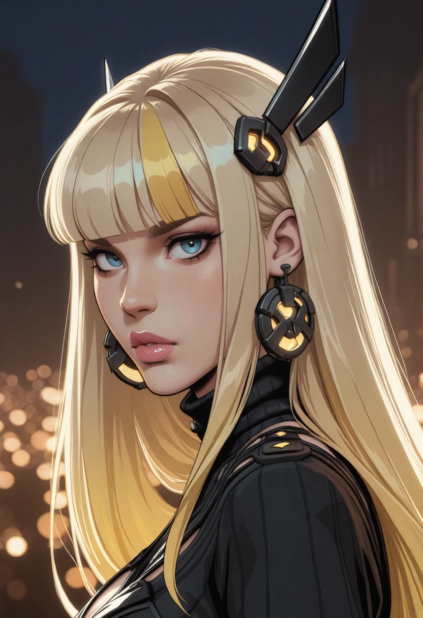 very awa, masterpiece, best quality, absurdres, newest, perfect quality, detailed background, intricate details
<lora:ILMRM4gik:1>
MRM4gik, 1girl, long hair, blonde hair, multicolored hair, blunt bangs, blue eyes, hair ornament, looking at viewer, digital art style, drawn aesthetic, concept painting, ultrahigh definition,Cartoon ,masterpiece, best quality, amazing quality, very aesthetic, absurdres, newest, (volumetric lighting, scenery), BREAK,