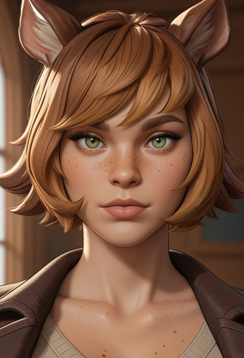 very awa, masterpiece, best quality, absurdres, newest, perfect quality, detailed background, intricate details
<lora:ILMRSqu1rr3lG1rl:1.0>
MRSqu1rr3lG1rl, 1girl, short hair, brown hair, freckles, green eyes, animal ears, looking at viewer, portrait