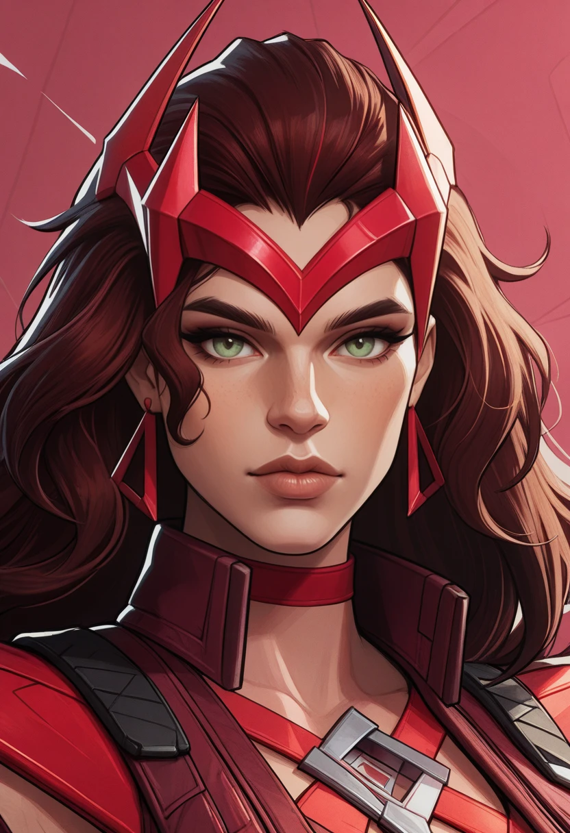 very awa, masterpiece, best quality, absurdres, newest, perfect quality, detailed background, intricate details
<lora:ILMRSc4rl3tW1tch:1>
MRSc4rl3tW1tch, 1girl, long hair, brown hair, green eyes, headpiece, earrings, looking at viewer, portrait