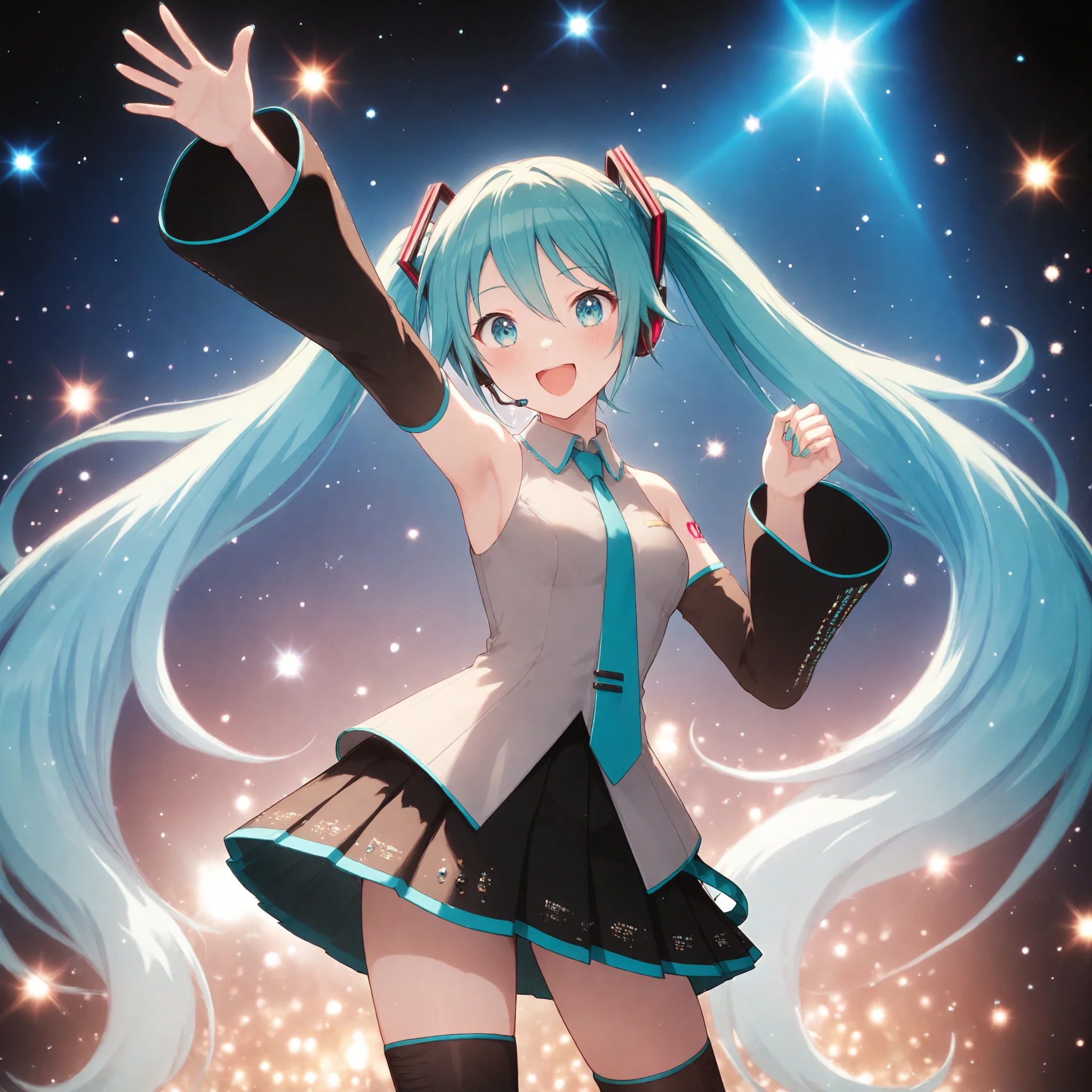 Hatsune Miku (Default Costume) / Project SEKAI IllustriousXL