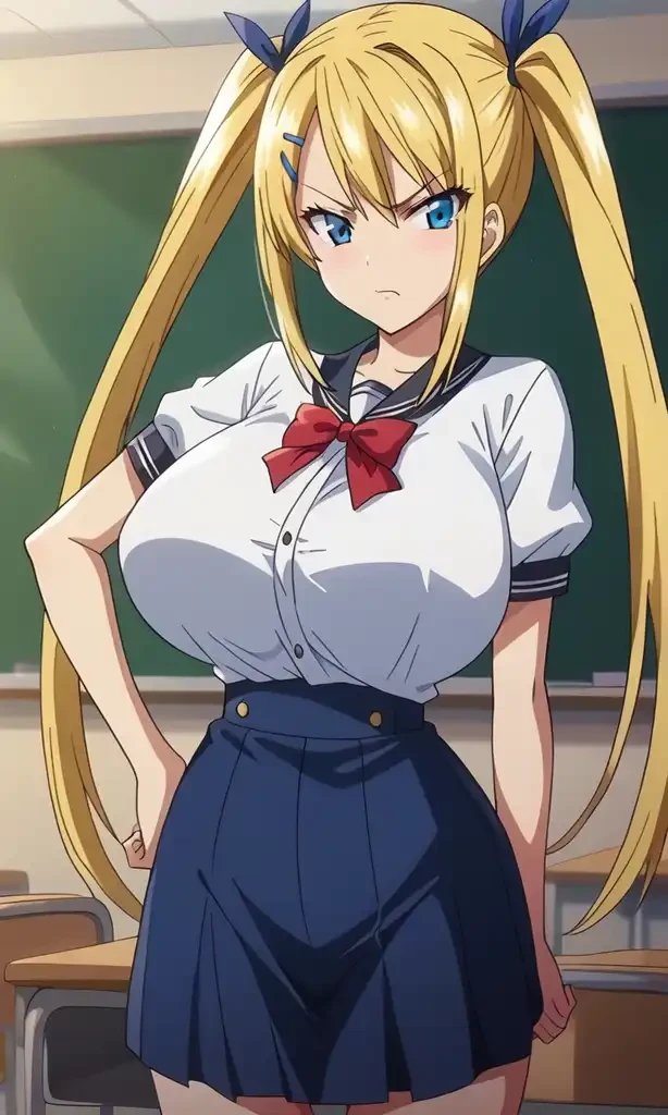 Saya Minato with large ??????? (Tsundero - Hentai/NSFW) V1