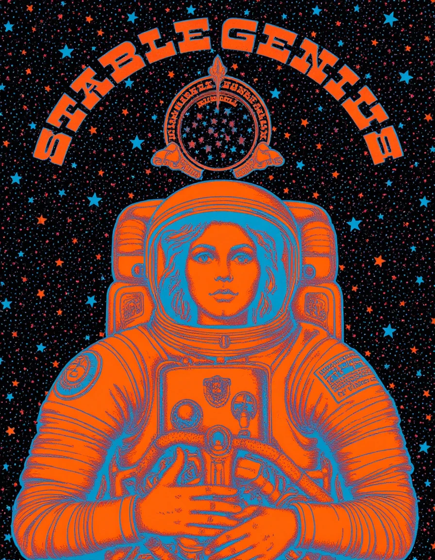 Victor Moscoso - 1960s Poster Lora Flux1-Dev