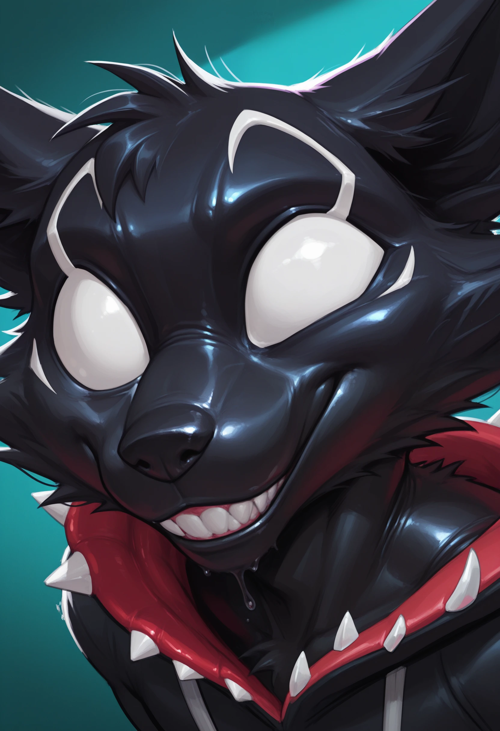 Symbiote Rocket Raccoon Illustrious