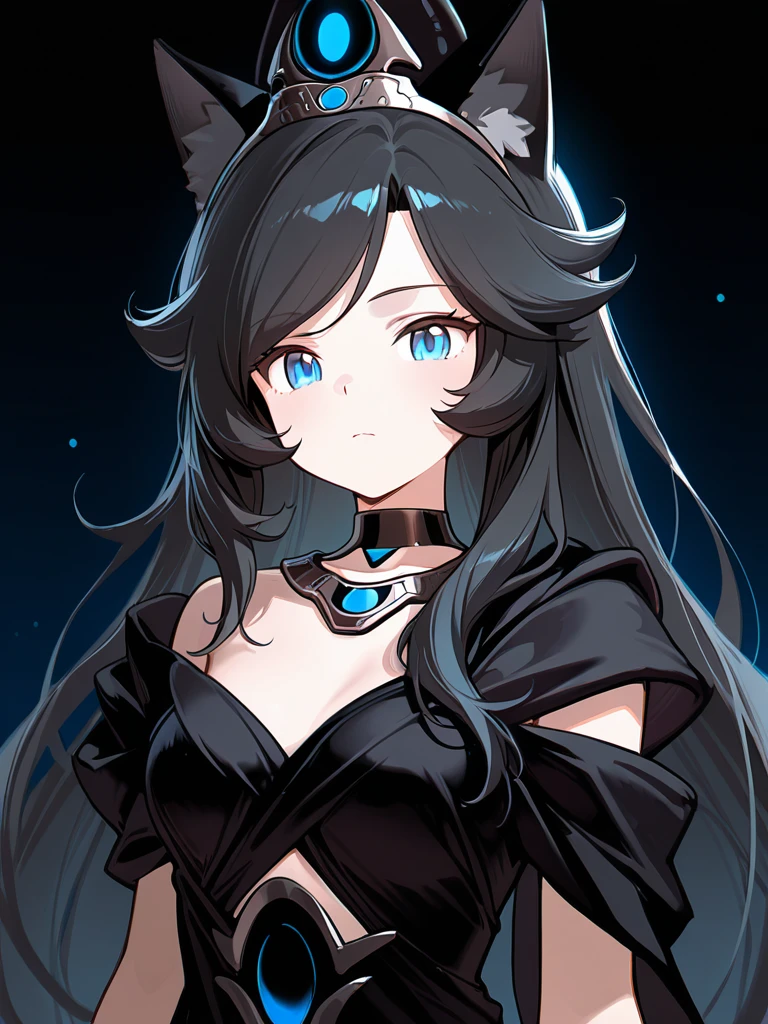 【battle cats / にゃんこ大戦争】dark lunacia / 黒ルナーシャ v1.0