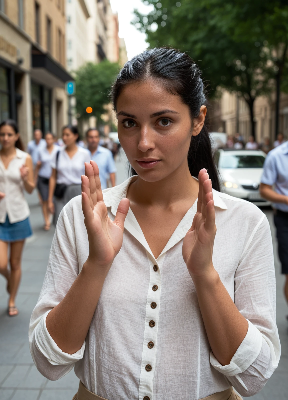 Her Ex' ????? Size - Measuring Gesture SDXL