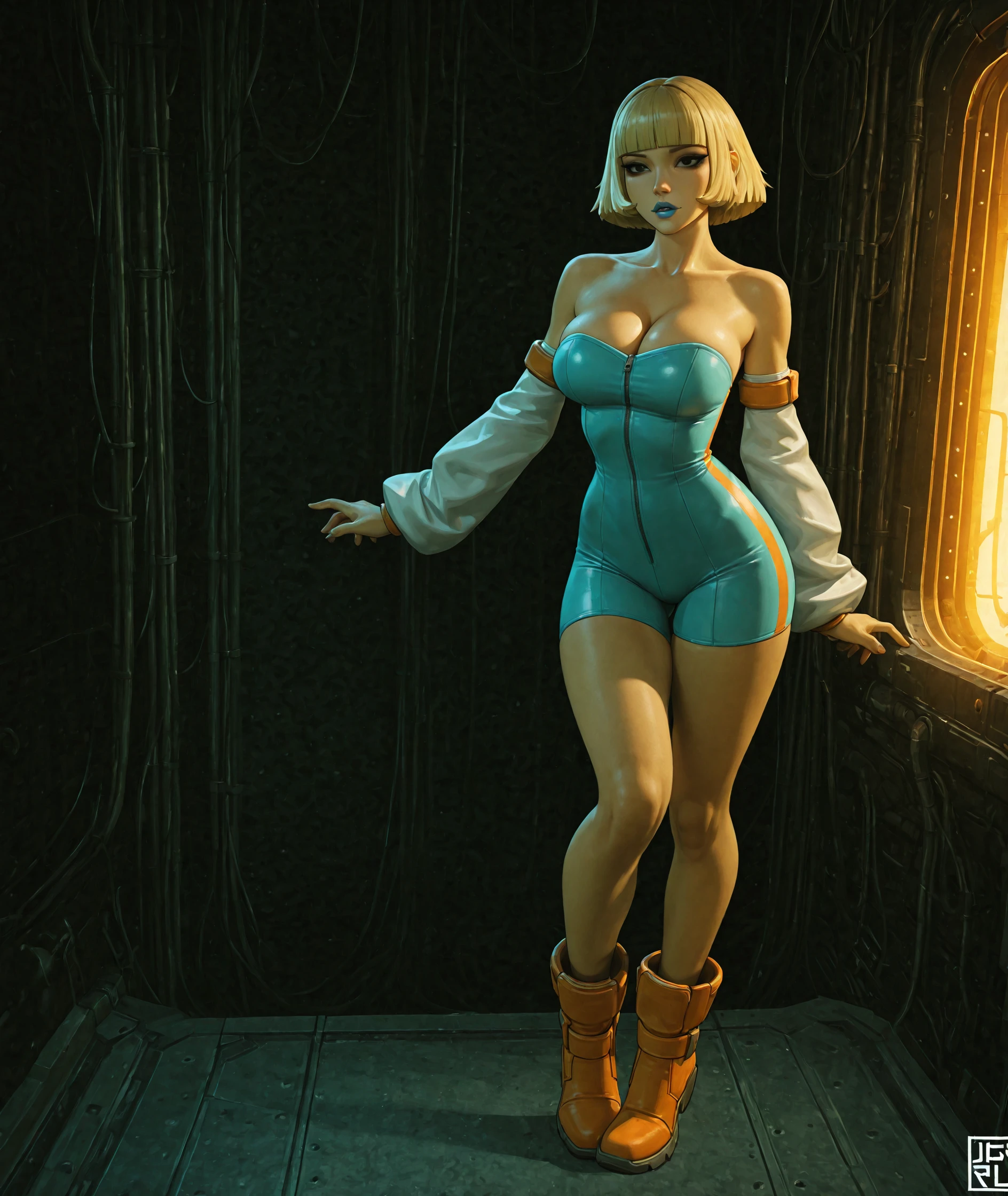 [Team Reptile (Bomb Rush Cyberfunk)] Bel Character Illustrious - SeaArt ...