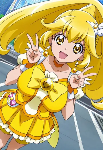 Cure Peace/キュアピース(スマイルプリキュア)Smile Precure - SeaArt