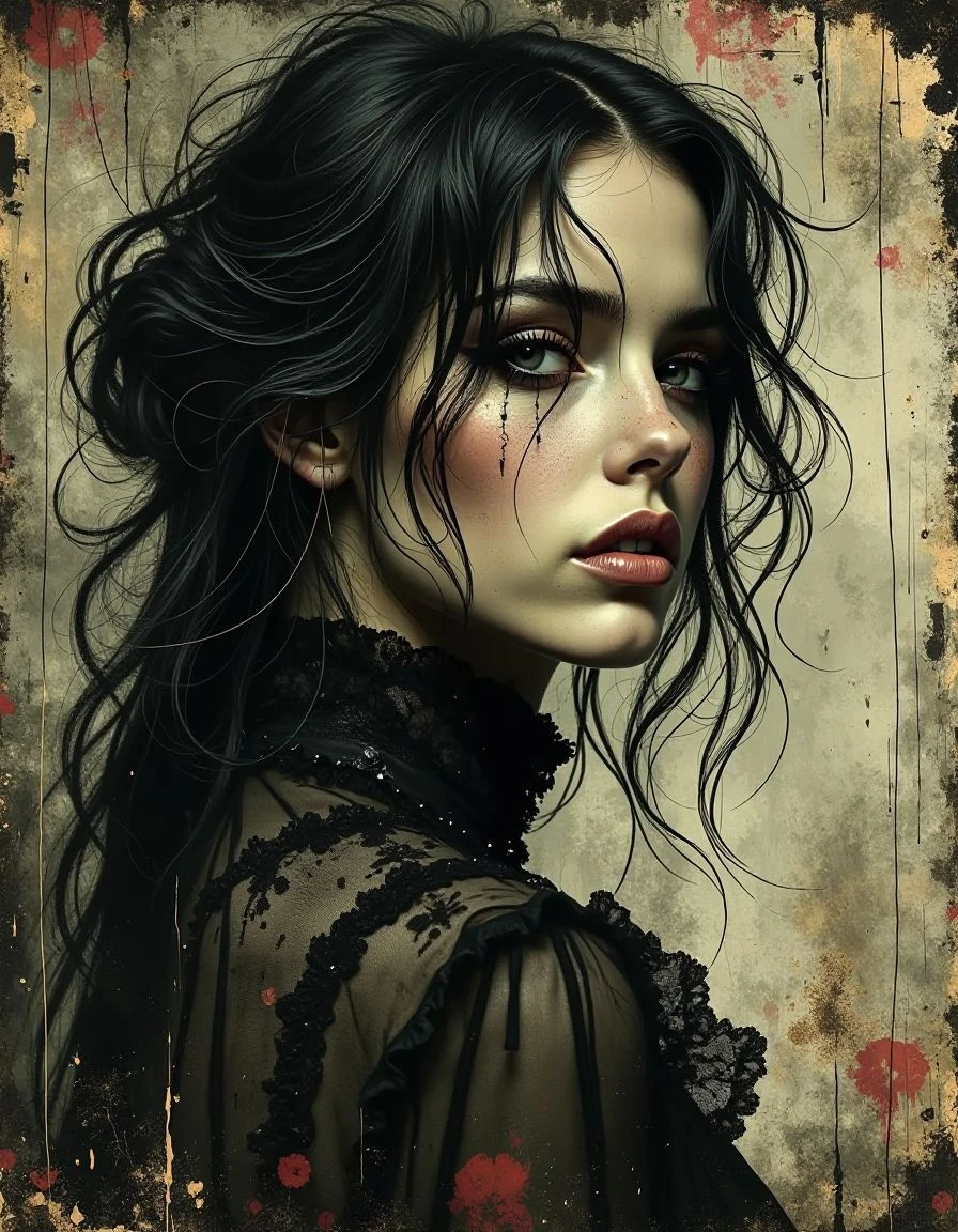 grunge style A breathtaking, hyper-realistic masterpiece of serene luxury and intellectual grace. A stunning woman ...
<lora:Flux_Krea_Blaze_Lora-rank32:1> <lora:grunge:1> . textured, distressed, vintage, edgy, punk rock vibe, dirty, noisy
