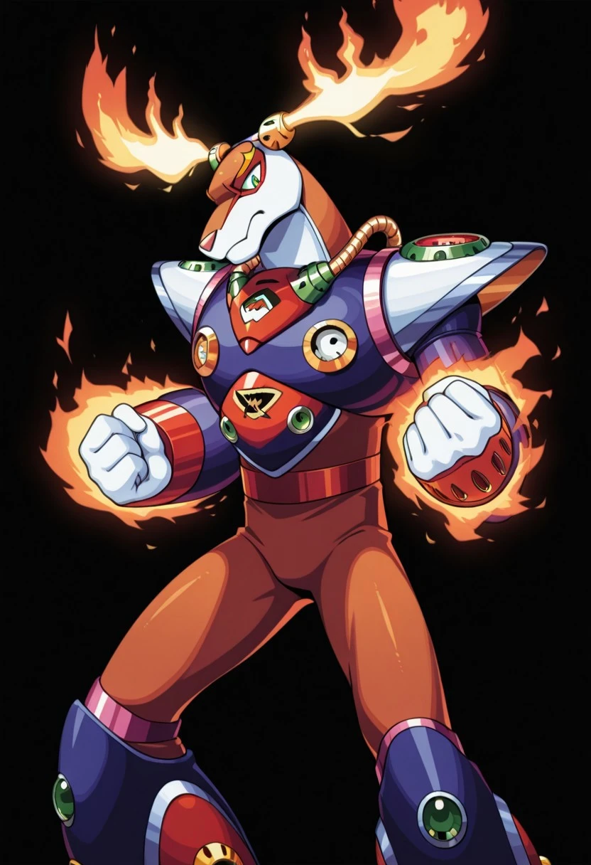 Flame stag From Mega Man X FlamestagMMX V1
