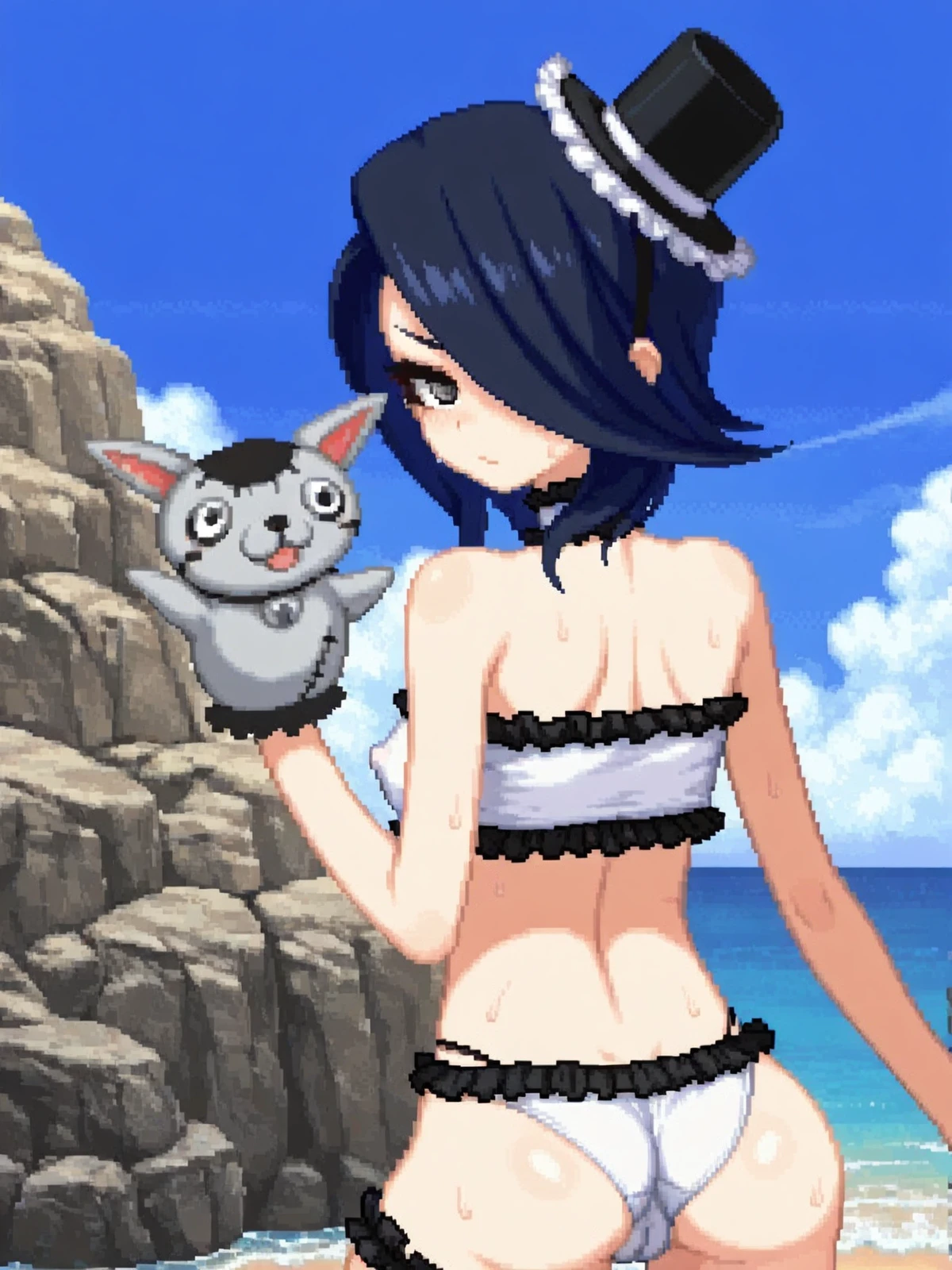 black aria(beach volley girl shizuku)/ブラック・アリア（ビーチバレーガールしずく）/illustrious v1.0