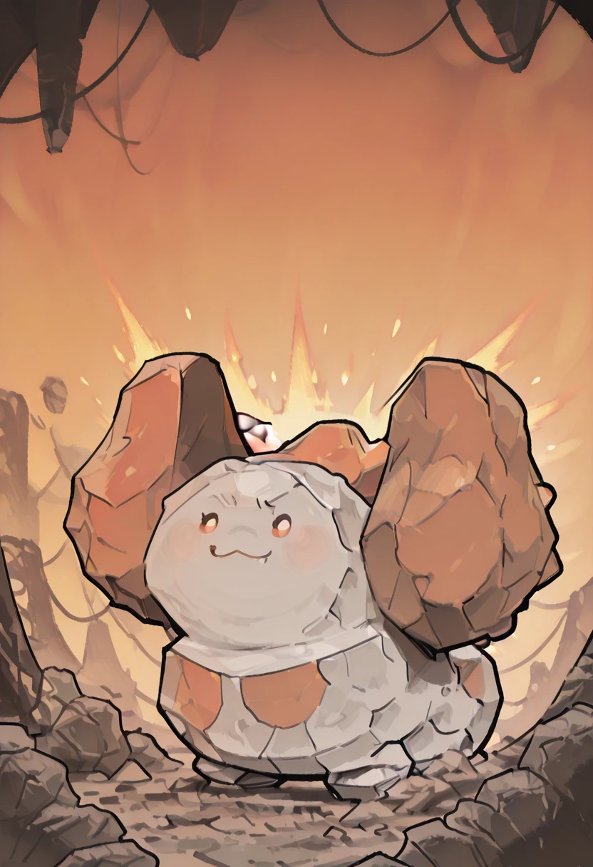 masterpiece, best quality, solo,  <lora:RegirockPokedex_IXL:1.0>, zzRegirock,, solo, looking at viewer, smile, T00CUT3, <lora:T00CUT3_IXL:1.0>