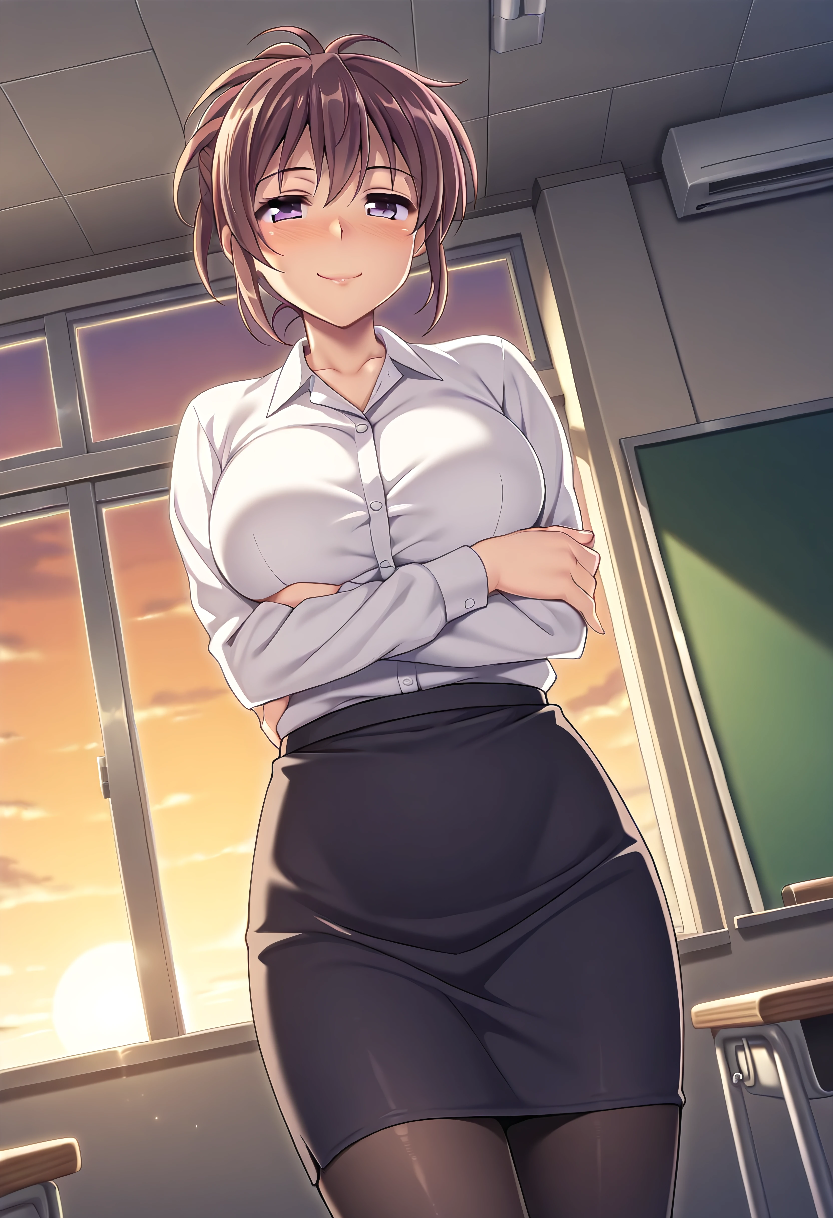 Hanai Mifuyu / 花井 美冬 [???? * Teacher ~Kando Ryoukou!? Gyaku Lesson~ / ???＊ティーチャー ～感度良肛!? 逆レッスン～] v1.0 Illustrious