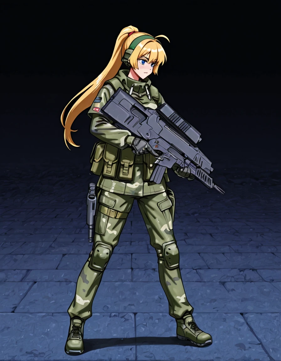 xm29, assault riffle, holding weapon, maramello