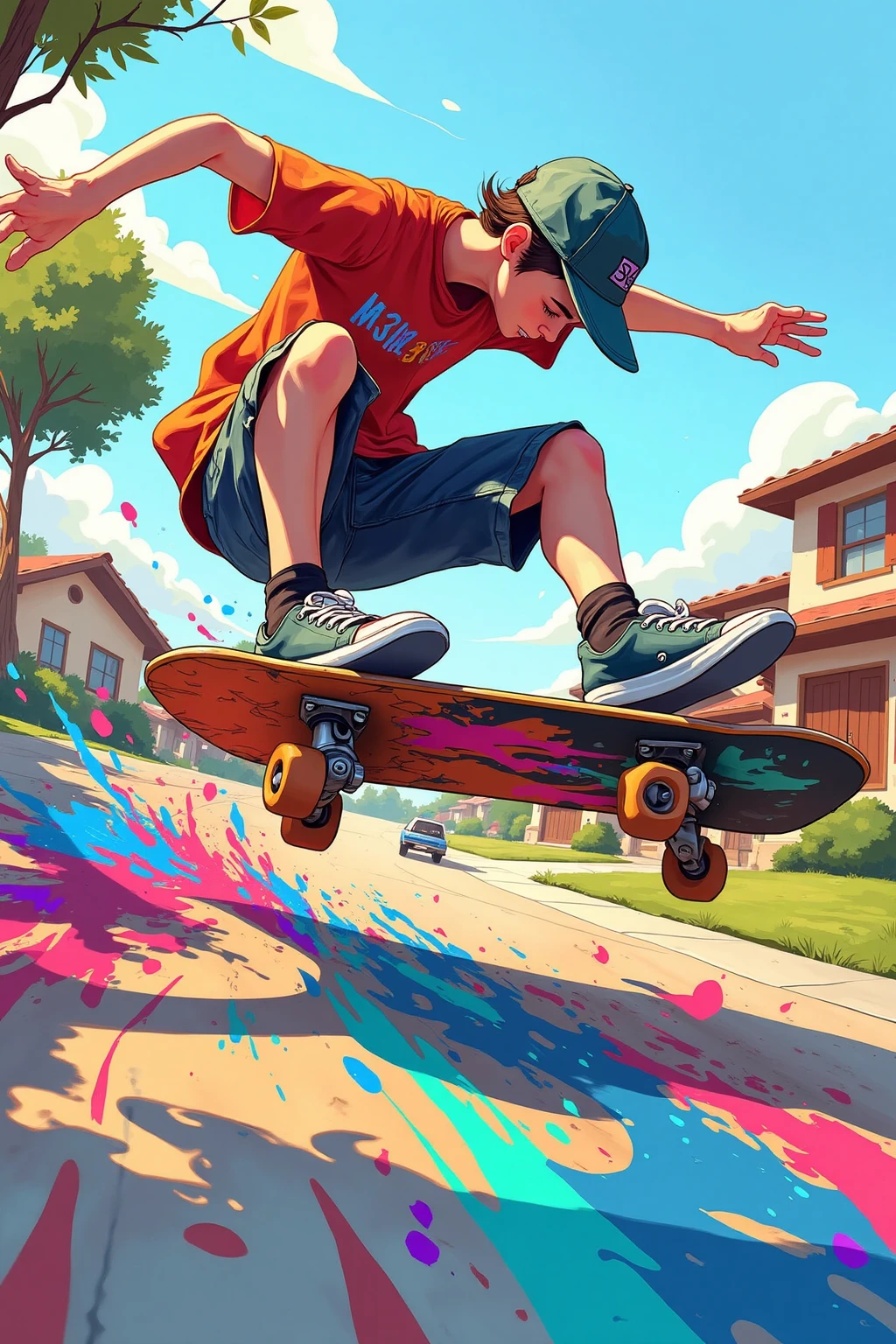 A_Skateboarding Action Rendering_Skateboarding Scene Generation v1.0