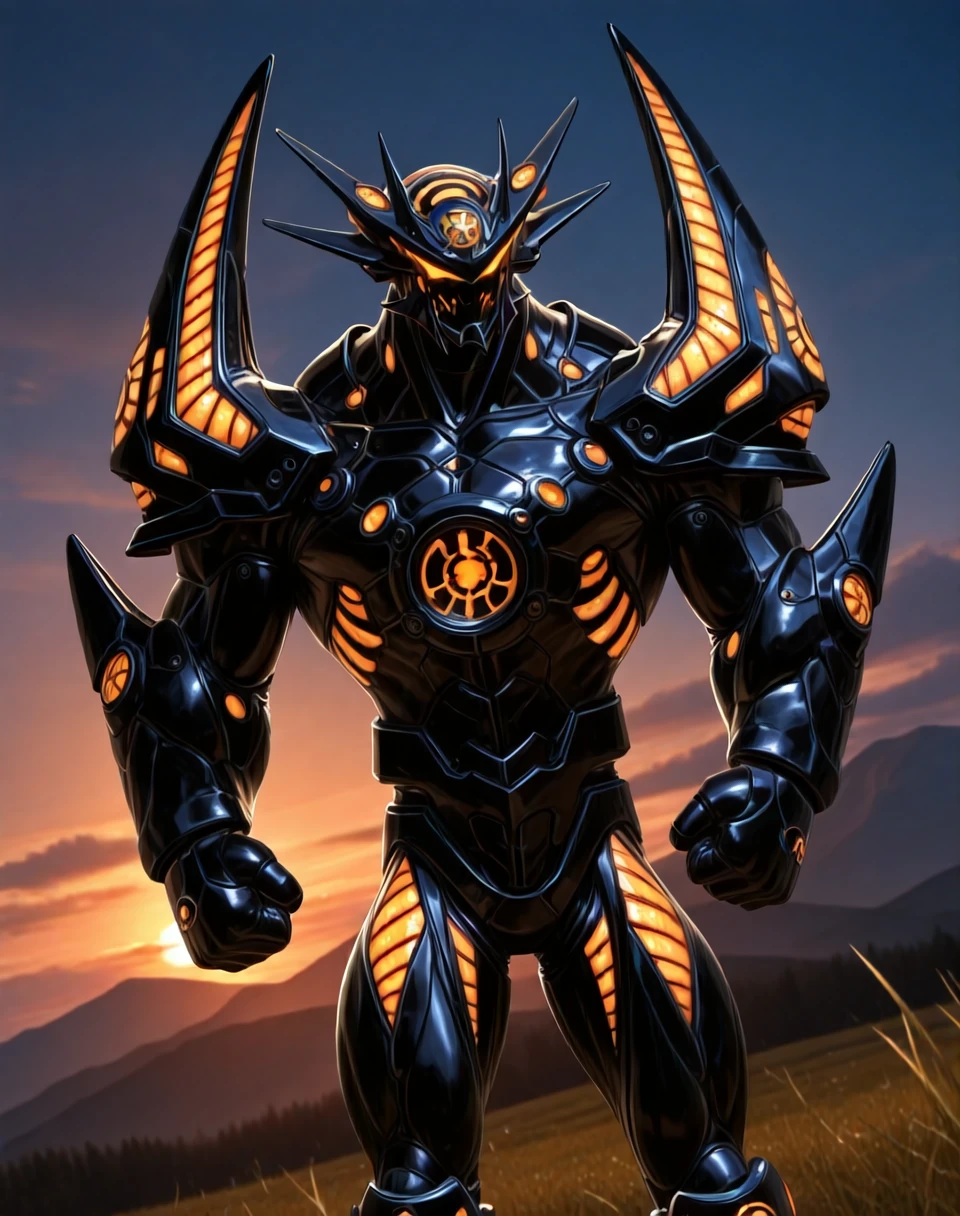 BREAK: very awe, aesthetically pleasing, masterpiece, best quality, absurd details, in'ei, 8k, sharp details, photographic realism,
<lora:BrainiacForces_(Marvel_Comics)_(Illustrious)_(AD):1.35> BrainiacForces, muscular, robot,
exterior, simple anime background, night, nature,
BREAK:
dutch angle, solo, ((dynamic action, dynamic expression, ):1.15), cowboy shot, bent leg, (( ):1.25),
((
overwhelmingly powerful, intimidating, no humans, male focus, complicated detailed robot body, (( )),
large thick body, large arms, large legs, large shoulders,
)),
BREAK: lazypos (4),