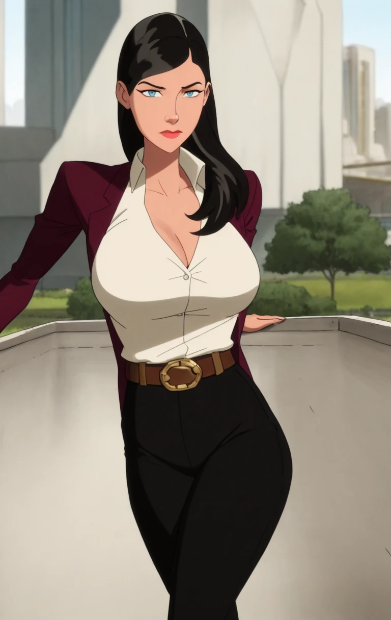 "0" :"masterpiece, best quality, highres,1girl, long hair, looking at viewer, blue eyes, shirt, black hair, long sleeves, open clothes, belt, open shirt, red lips, belt buckle,suit, black pants,l01sl4n3,(( shinny skin, outdoor, large breast, cowboy shot,standing from above))",
"7" :"masterpiece, best quality, highres,1girl, long hair, looking at viewer, blue eyes, shirt, black hair, long sleeves, open clothes, belt, open shirt, red lips, belt buckle,suit, black pants,l01sl4n3,(( shinny skin, outdoor, large breast, cowboy shot,kneeling from above))",
"14" :"masterpiece, best quality, highres,1girl, long hair, looking at viewer, blue eyes, shirt, black hair, long sleeves, open clothes, belt, open shirt, red lips, belt buckle,suit, black pants,l01sl4n3,(( shinny skin, outdoor, large breast, cowboy shot,laying on belly,ass up))",
"21" :"masterpiece, best quality, highres,1girl, long hair, looking at viewer, blue eyes, shirt, black hair, long sleeves, open clothes, belt, open shirt, red lips, belt buckle,suit, black pants,l01sl4n3,(( shinny skin, outdoor, large breast, cowboy shot,sitting,legs spread,front view))",
"28" :"masterpiece, best quality, highres,1girl, long hair, looking at viewer, blue eyes, shirt, black hair, long sleeves, open clothes, belt, open shirt, red lips, belt buckle,suit, black pants,l01sl4n3,(( shinny skin, outdoor, large breast, cowboy shot,bent over,ass view,ass focus))",
"35" :"masterpiece, best quality, highres,1girl, long hair, looking at viewer, blue eyes, shirt, black hair, long sleeves, open clothes, belt, open shirt, red lips, belt buckle,suit, black pants,l01sl4n3,(( shinny skin, outdoor, large breast, cowboy shot,on all fours,ass up))",
"42" :"masterpiece, best quality, highres,1girl, long hair, looking at viewer, blue eyes, shirt, black hair, long sleeves, open clothes, belt, open shirt, red lips, belt buckle,suit, black pants,l01sl4n3,(( shinny skin, outdoor, large breast, cowboy shot,on all fours,ass up,torso forward,front view))",
"49" :"masterpiece, best quality, highres,1girl, long hair, looking at viewer, blue eyes, shirt, black hair, long sleeves, open clothes, belt, open shirt, red lips, belt buckle,suit, black pants,l01sl4n3,(( shinny skin, outdoor, large breast, cowboy shot,kneeling,ass view,ass focus))",
"56" :"masterpiece, best quality, highres,1girl, long hair, looking at viewer, blue eyes, shirt, black hair, long sleeves, open clothes, belt, open shirt, red lips, belt buckle,suit, black pants,l01sl4n3,(( shinny skin, outdoor, large breast, cowboy shot,on all fours,side view))",
