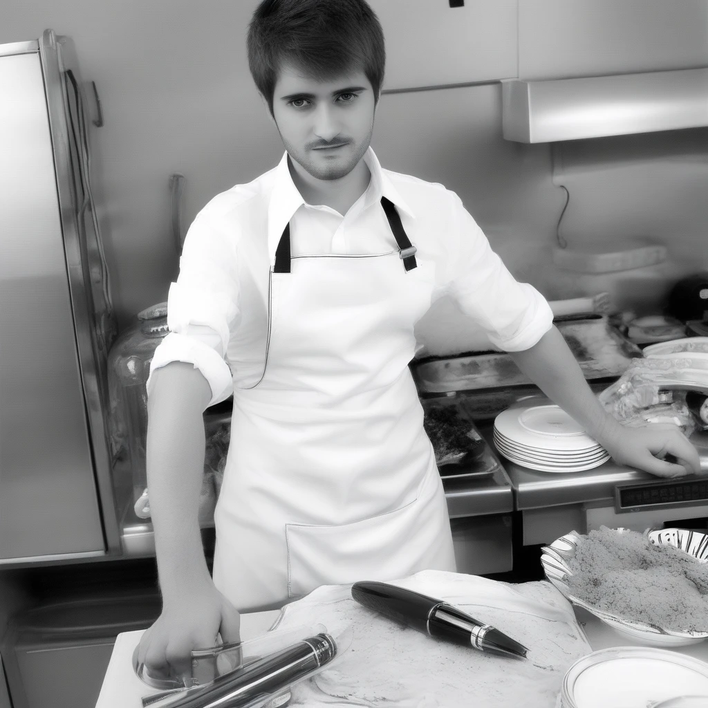 pubic hair, bottomless, 1boy, erection, nude, armpits