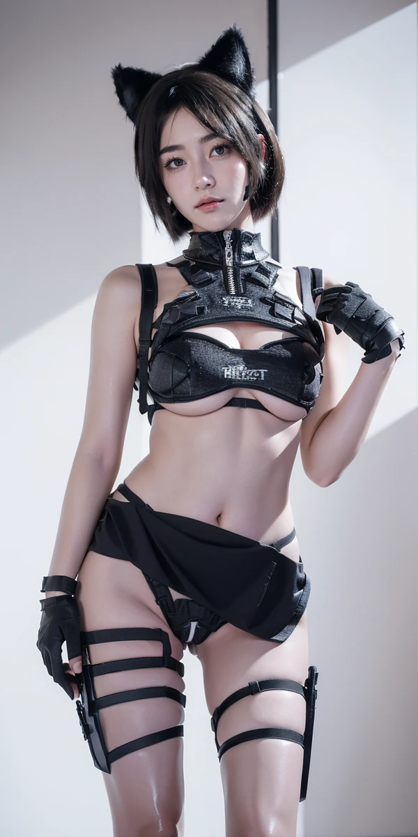 Black cat ear and shirt v1.0