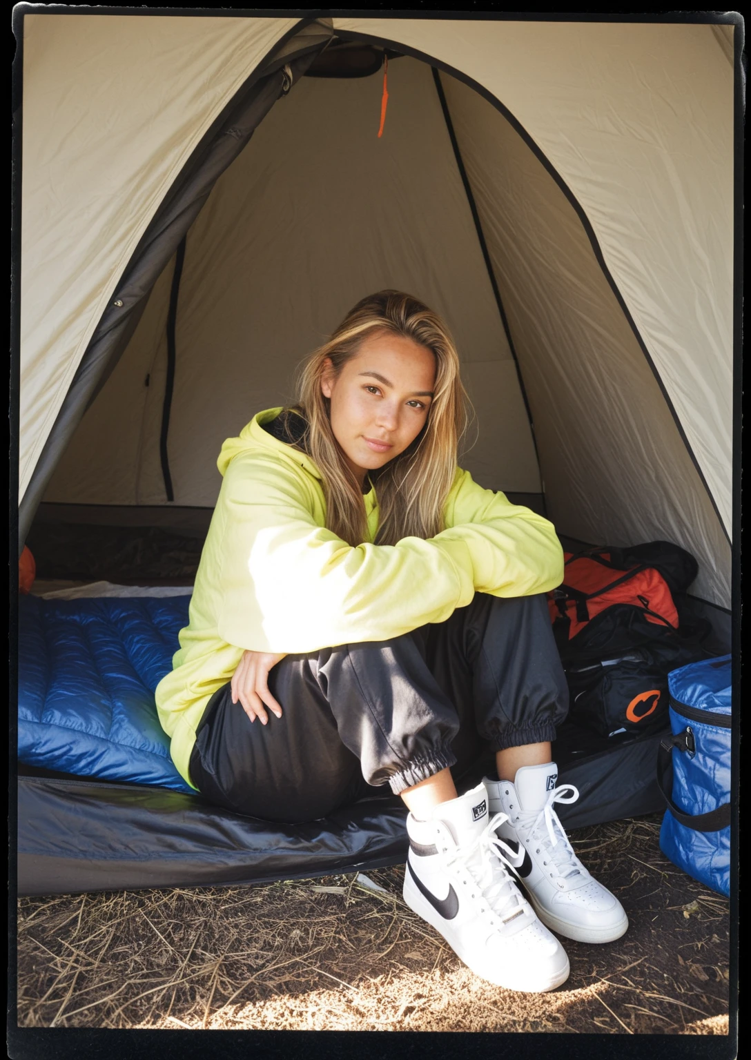 Gone Camping - In a Tent SDXL
