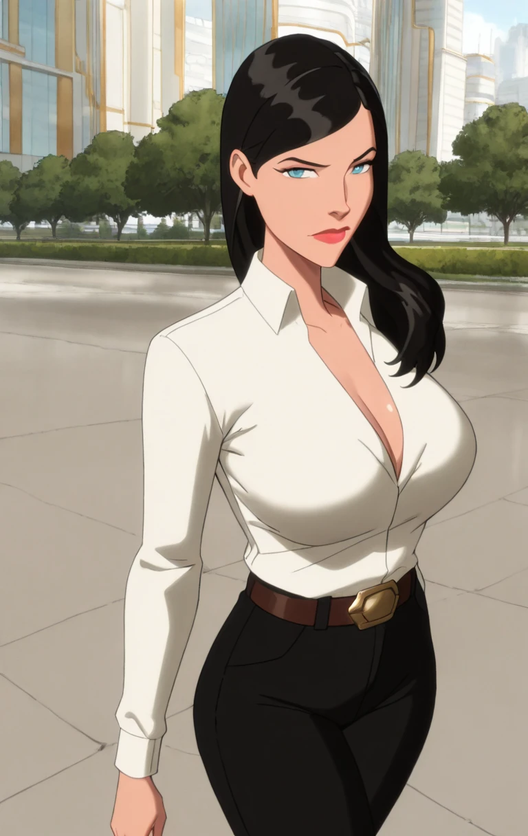 "0" :"masterpiece, best quality, highres,1girl, long hair, looking at viewer, blue eyes, shirt, black hair, long sleeves, open clothes, belt, open shirt, red lips, belt buckle,suit, black pants,l01sl4n3,(( shinny skin, outdoor, large breast, cowboy shot,standing from above))",
"7" :"masterpiece, best quality, highres,1girl, long hair, looking at viewer, blue eyes, shirt, black hair, long sleeves, open clothes, belt, open shirt, red lips, belt buckle,suit, black pants,l01sl4n3,(( shinny skin, outdoor, large breast, cowboy shot,kneeling from above))",
"14" :"masterpiece, best quality, highres,1girl, long hair, looking at viewer, blue eyes, shirt, black hair, long sleeves, open clothes, belt, open shirt, red lips, belt buckle,suit, black pants,l01sl4n3,(( shinny skin, outdoor, large breast, cowboy shot,laying on belly,ass up))",
"21" :"masterpiece, best quality, highres,1girl, long hair, looking at viewer, blue eyes, shirt, black hair, long sleeves, open clothes, belt, open shirt, red lips, belt buckle,suit, black pants,l01sl4n3,(( shinny skin, outdoor, large breast, cowboy shot,sitting,legs spread,front view))",
"28" :"masterpiece, best quality, highres,1girl, long hair, looking at viewer, blue eyes, shirt, black hair, long sleeves, open clothes, belt, open shirt, red lips, belt buckle,suit, black pants,l01sl4n3,(( shinny skin, outdoor, large breast, cowboy shot,bent over,ass view,ass focus))",
"35" :"masterpiece, best quality, highres,1girl, long hair, looking at viewer, blue eyes, shirt, black hair, long sleeves, open clothes, belt, open shirt, red lips, belt buckle,suit, black pants,l01sl4n3,(( shinny skin, outdoor, large breast, cowboy shot,on all fours,ass up))",
"42" :"masterpiece, best quality, highres,1girl, long hair, looking at viewer, blue eyes, shirt, black hair, long sleeves, open clothes, belt, open shirt, red lips, belt buckle,suit, black pants,l01sl4n3,(( shinny skin, outdoor, large breast, cowboy shot,on all fours,ass up,torso forward,front view))",
"49" :"masterpiece, best quality, highres,1girl, long hair, looking at viewer, blue eyes, shirt, black hair, long sleeves, open clothes, belt, open shirt, red lips, belt buckle,suit, black pants,l01sl4n3,(( shinny skin, outdoor, large breast, cowboy shot,kneeling,ass view,ass focus))",
"56" :"masterpiece, best quality, highres,1girl, long hair, looking at viewer, blue eyes, shirt, black hair, long sleeves, open clothes, belt, open shirt, red lips, belt buckle,suit, black pants,l01sl4n3,(( shinny skin, outdoor, large breast, cowboy shot,on all fours,side view))",