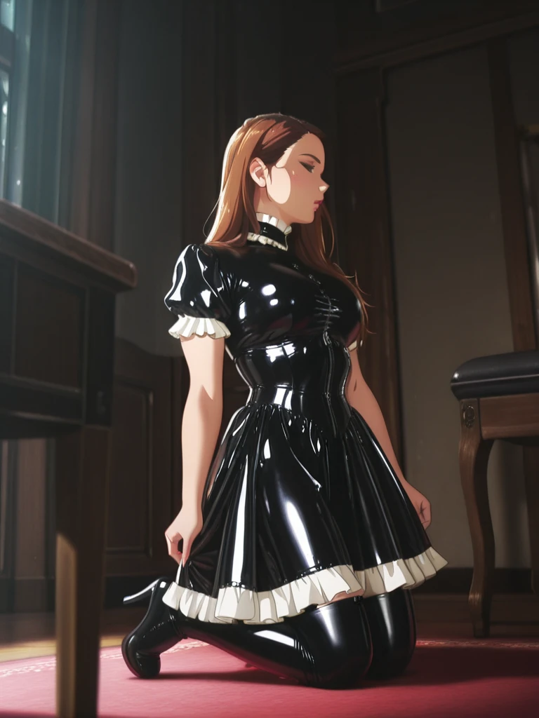 Latex maid dress v1.0