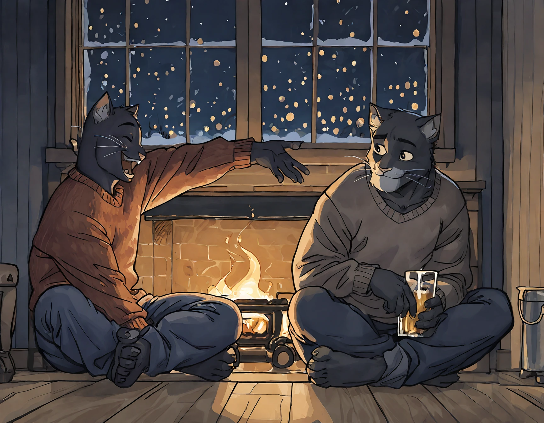 Blacksad noir comic style for NoobAI v1.0