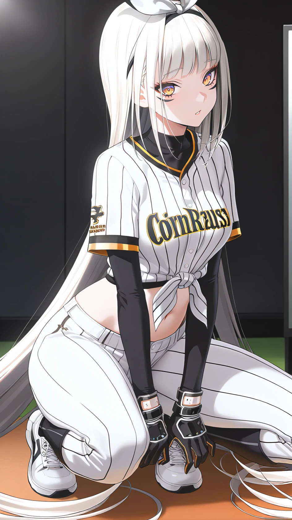 Blanc + White Rabbit + No. 77 Batter  [Goddess of Victory: Nikke] | Illustrious Blanc+WR+N77_gekawia