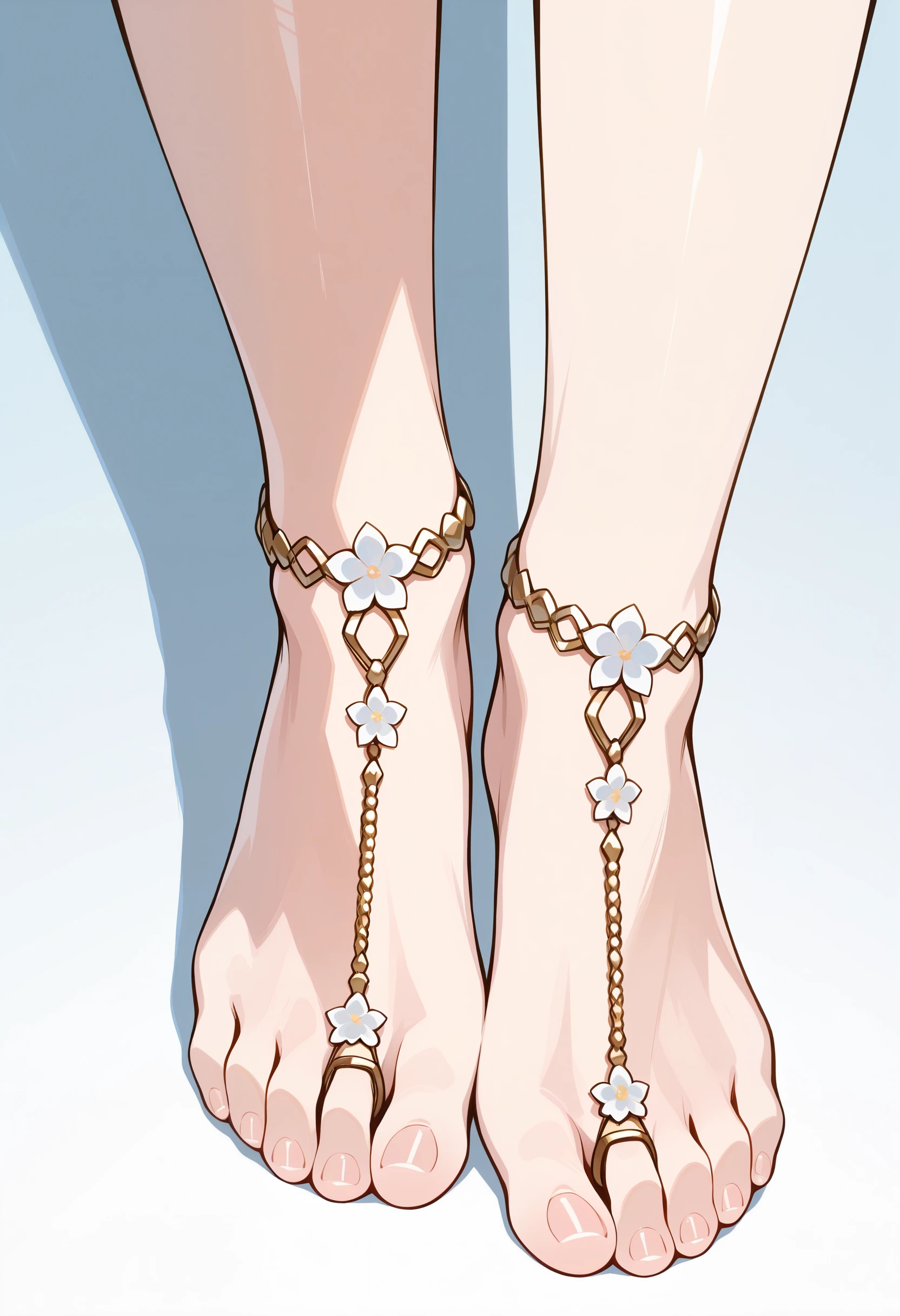 Barefoot Sandals - Jewelry illust