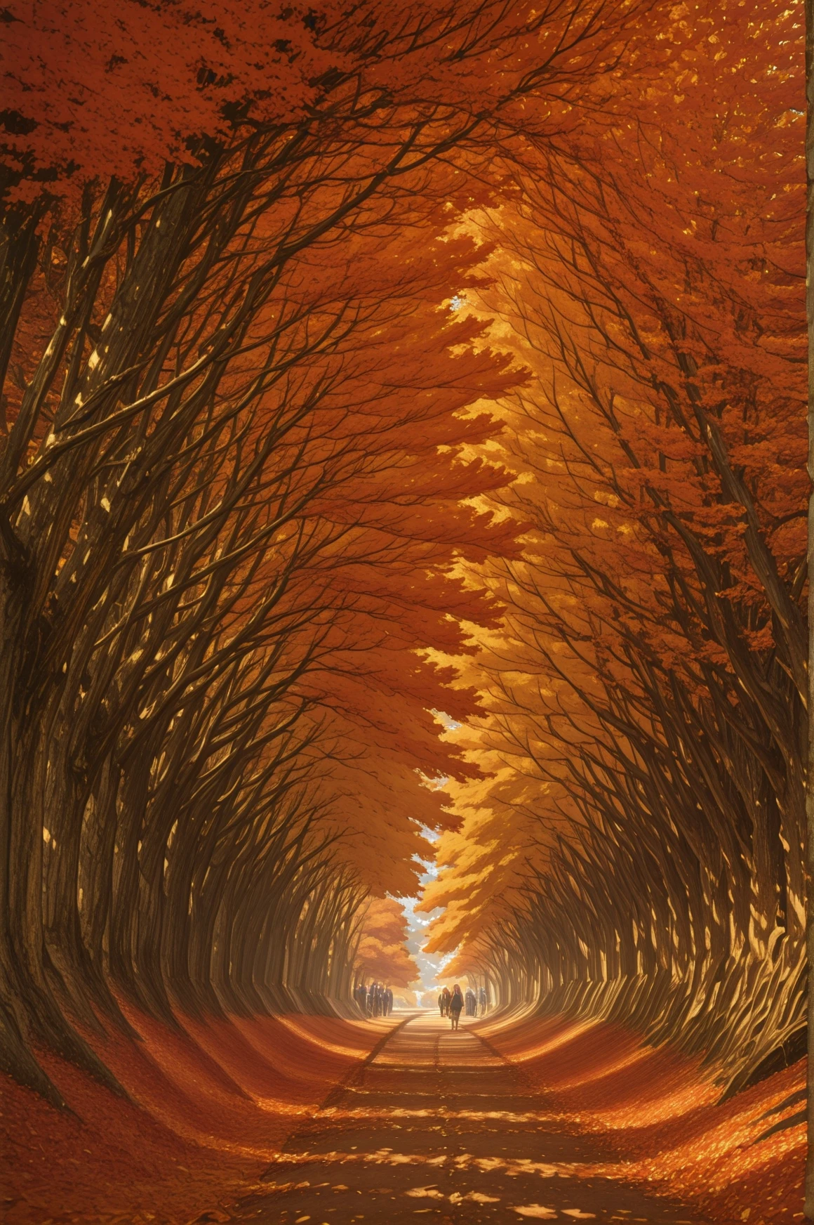 Tree Tunnel - Background - Illustrious V1