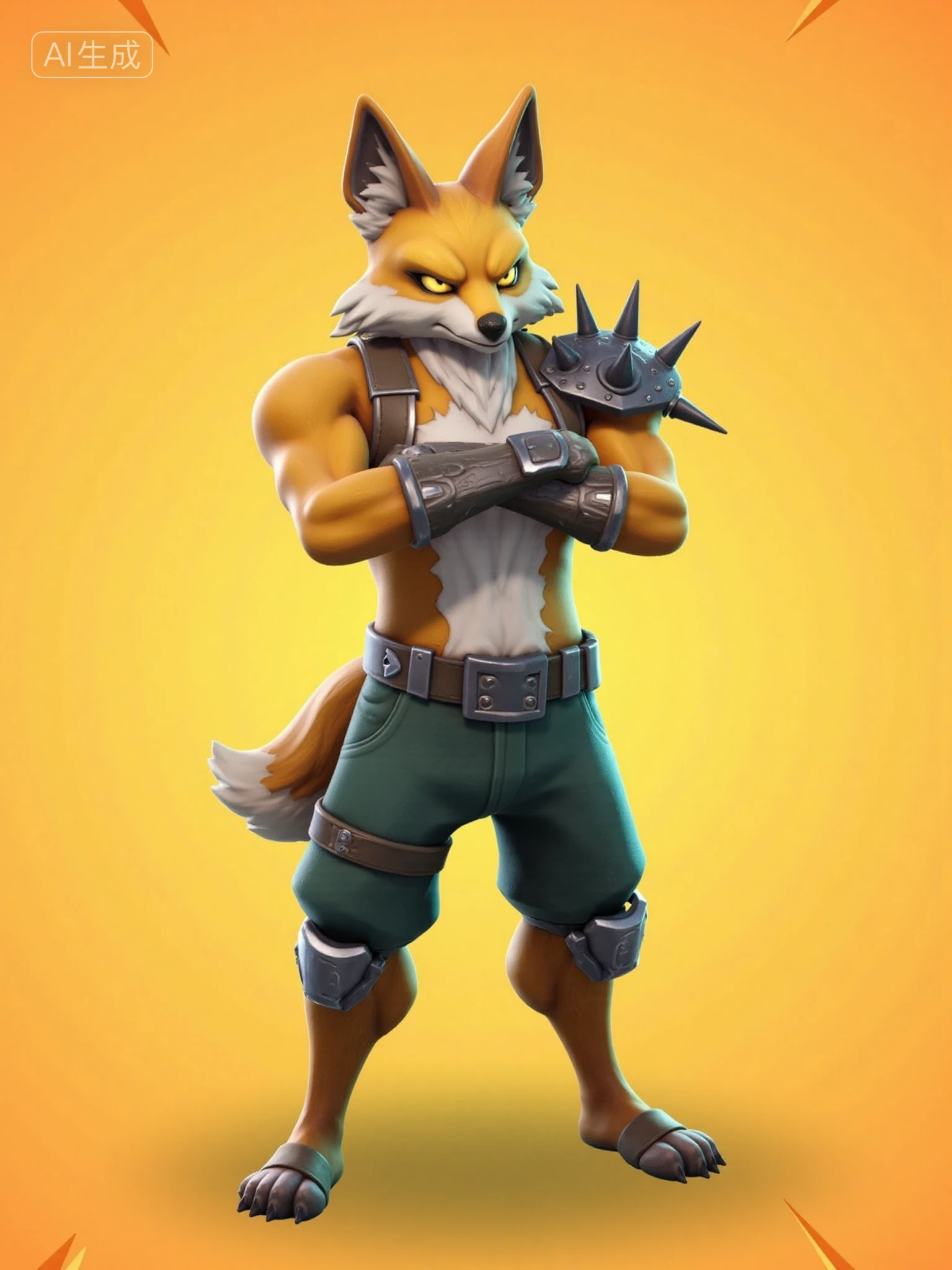 HEZI_F.1 Fortnite Character Stylistic Design (with 3D Effects)<HEZI_F.1堡垒之夜人物风格化设计（偏3d效果）> v1.0