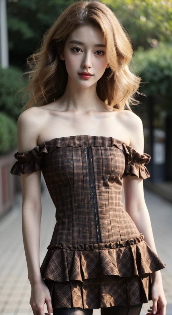 Bare shoulders dress v1.0