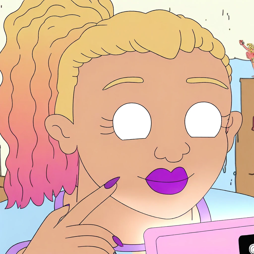 Sexting Girl - Your Pretty Face Is Going to Hell V1