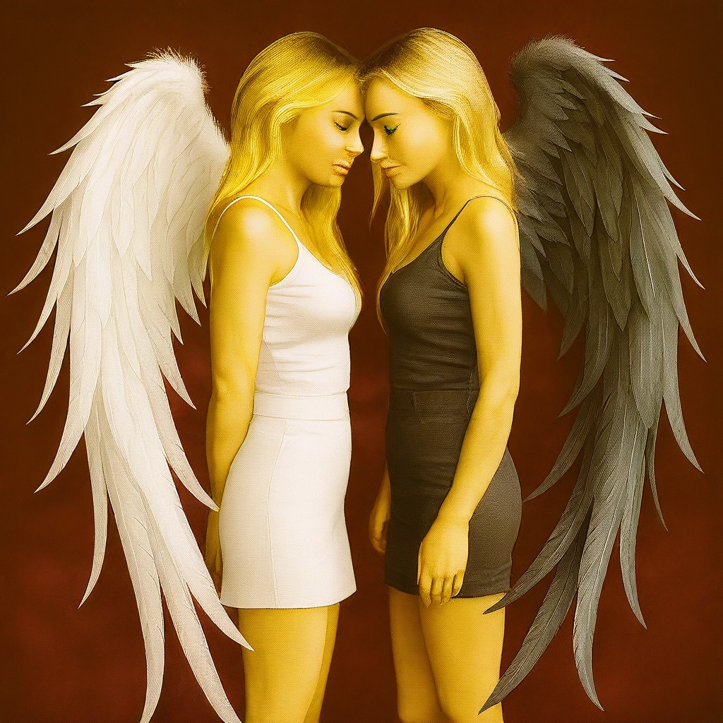 Angels wear denim V1