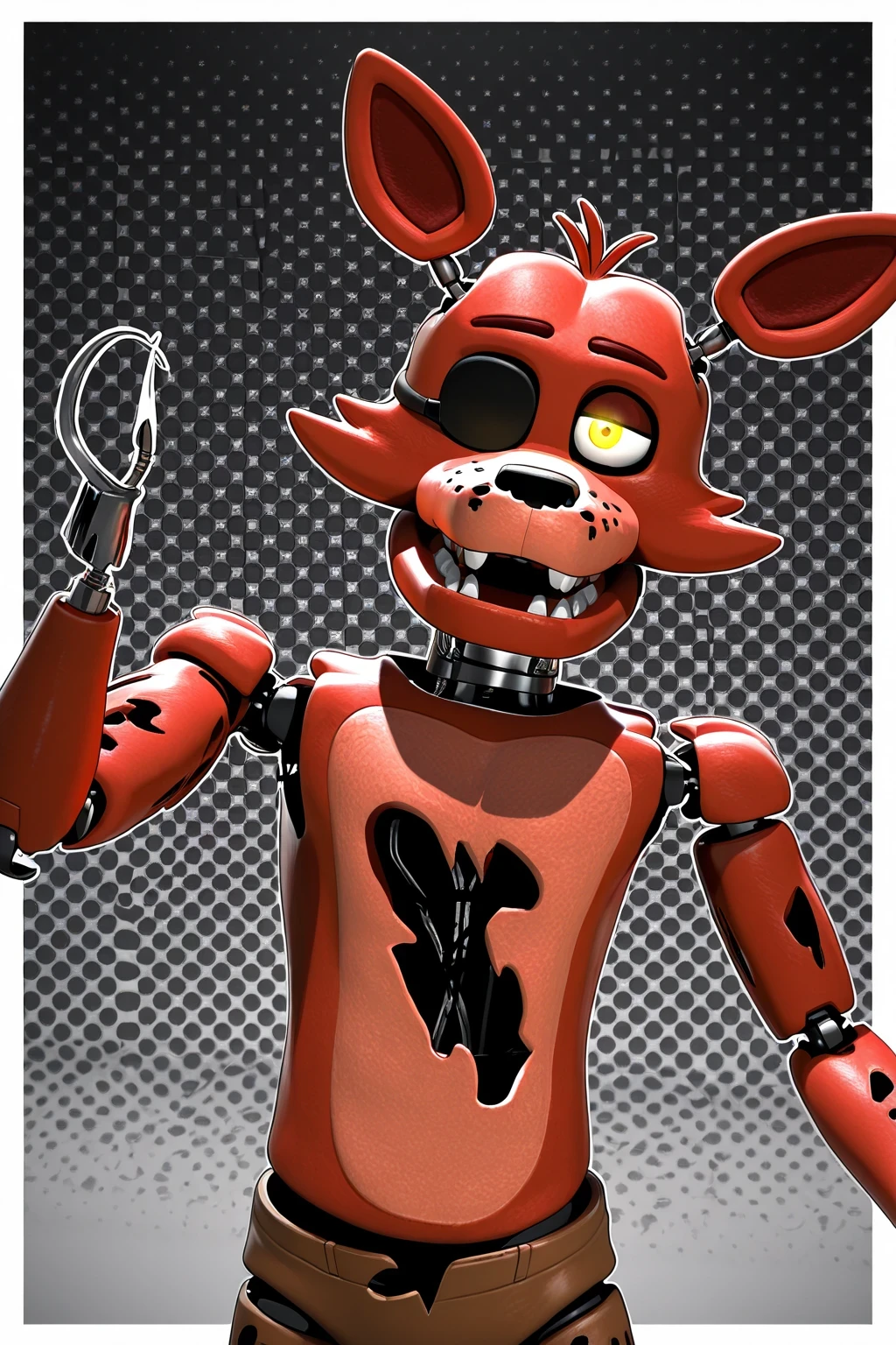 Foxy The Pirate Fox (Fnaf/Five Night's At Freddy's) Illustrious V1