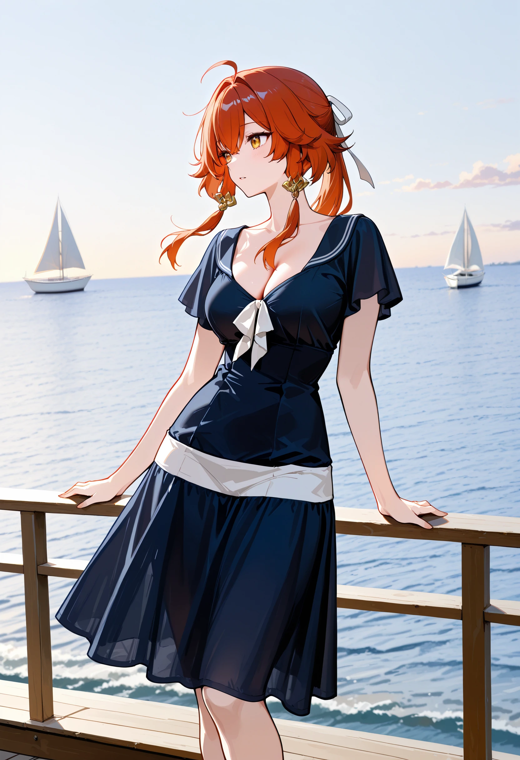 Nautical Day Dress illust