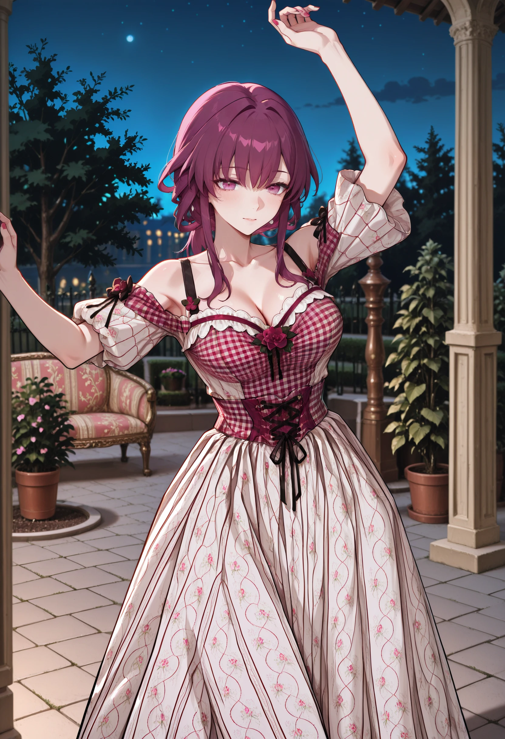 Rose Lady Corset Dress illust